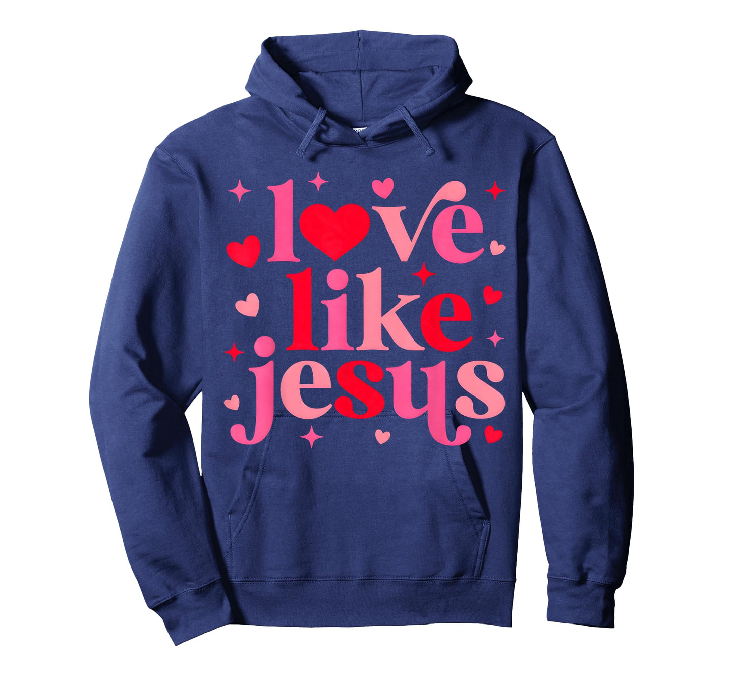 Love Like Christian Jesus Valentine Religious Girl Women Tee T-Shirt
