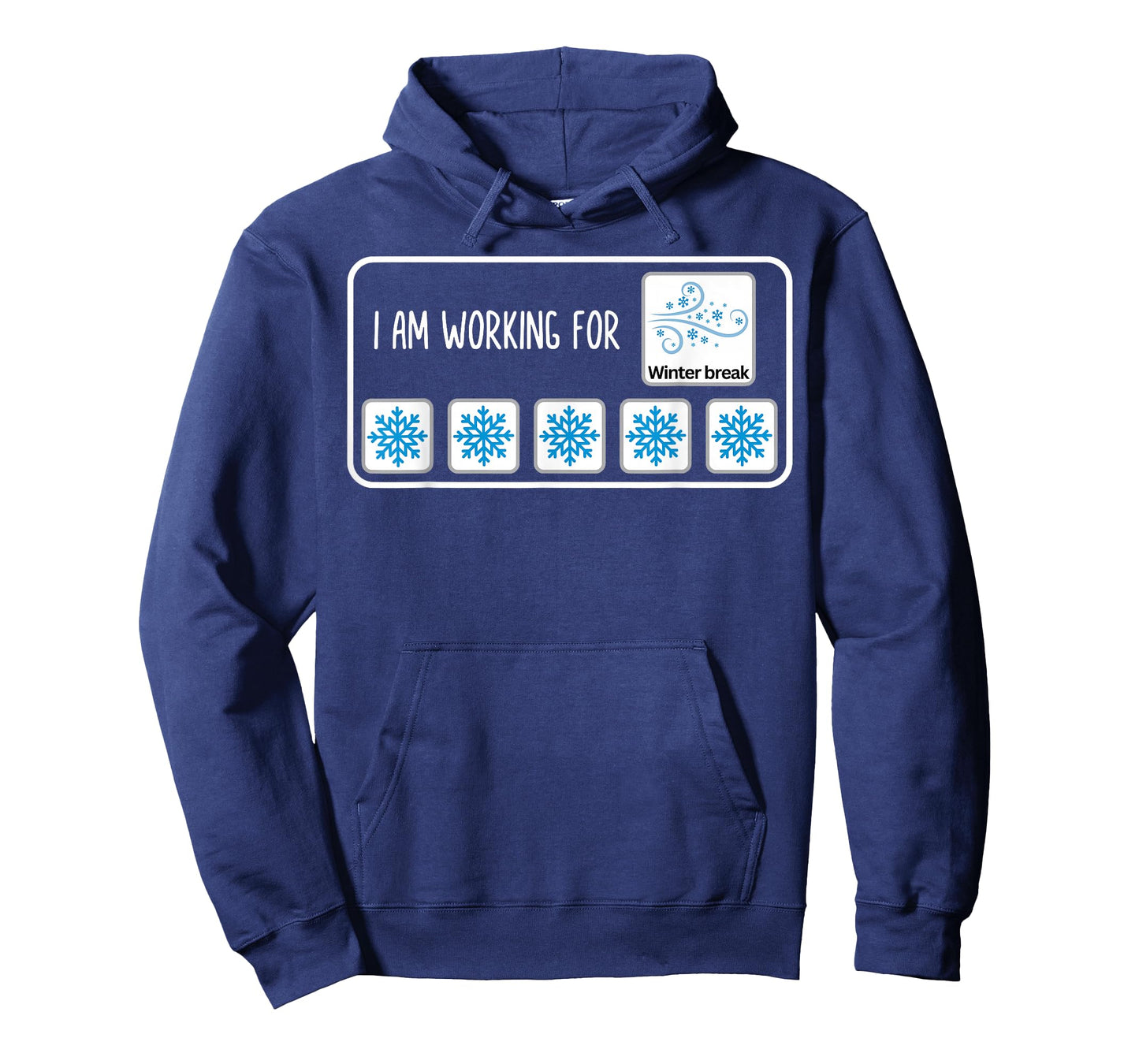 Retro I Am Working for Winter Break Christmas SPED Teacher T-Shirt