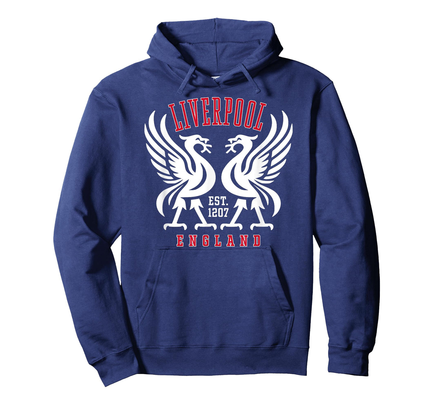 Liverpool England Est. 1207 Twin Liverbirds T-Shirt