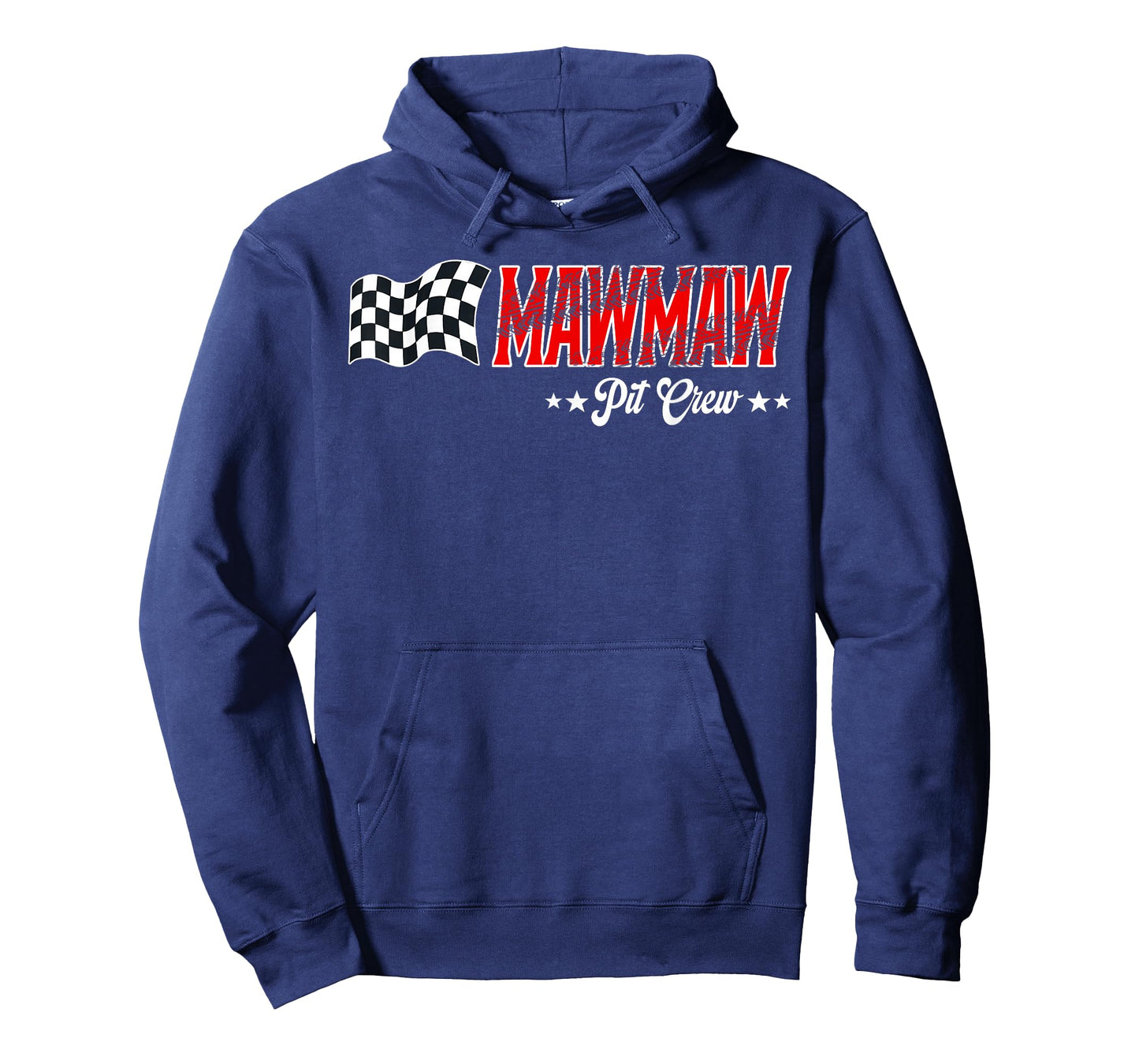 Mawmaw Pit Crew Race Car Birthday Family Matching T-Shirt
