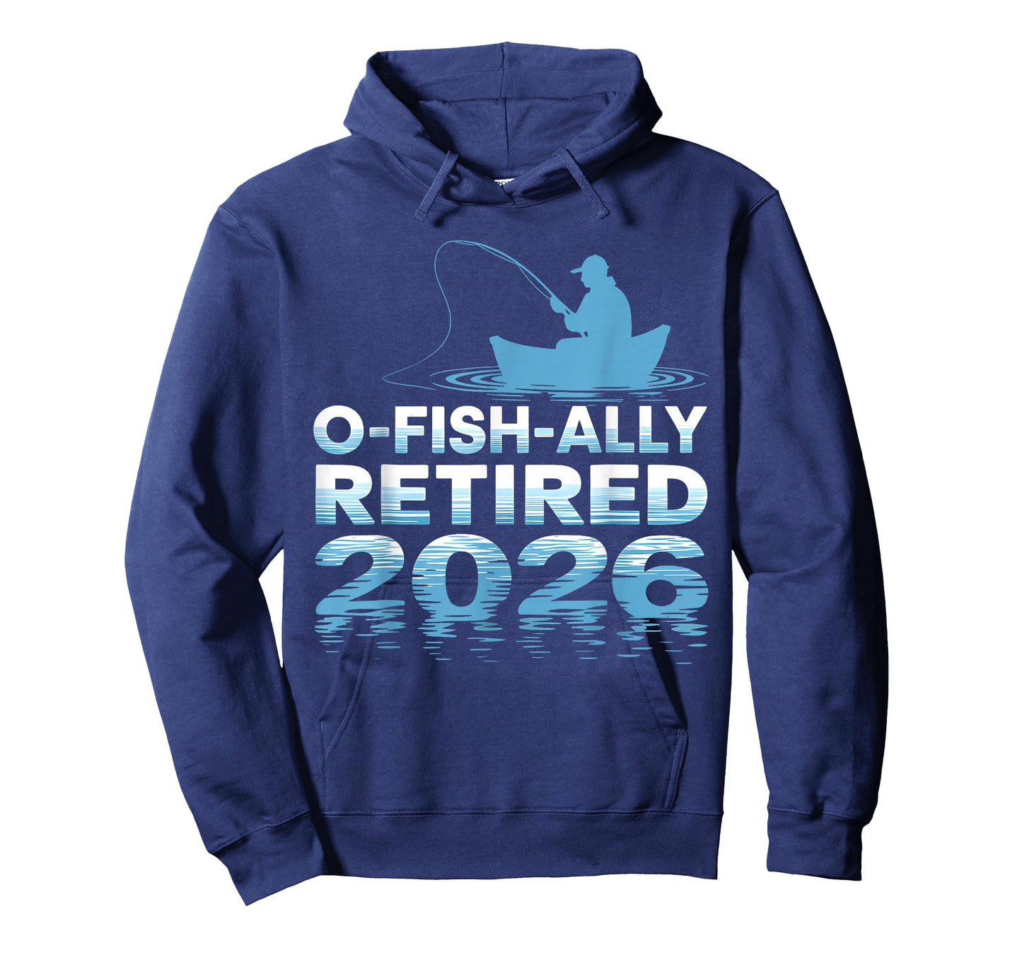 Retro O-Fish-Ally Retired 2026 Fisherman Fishing Retirement T-Shirt