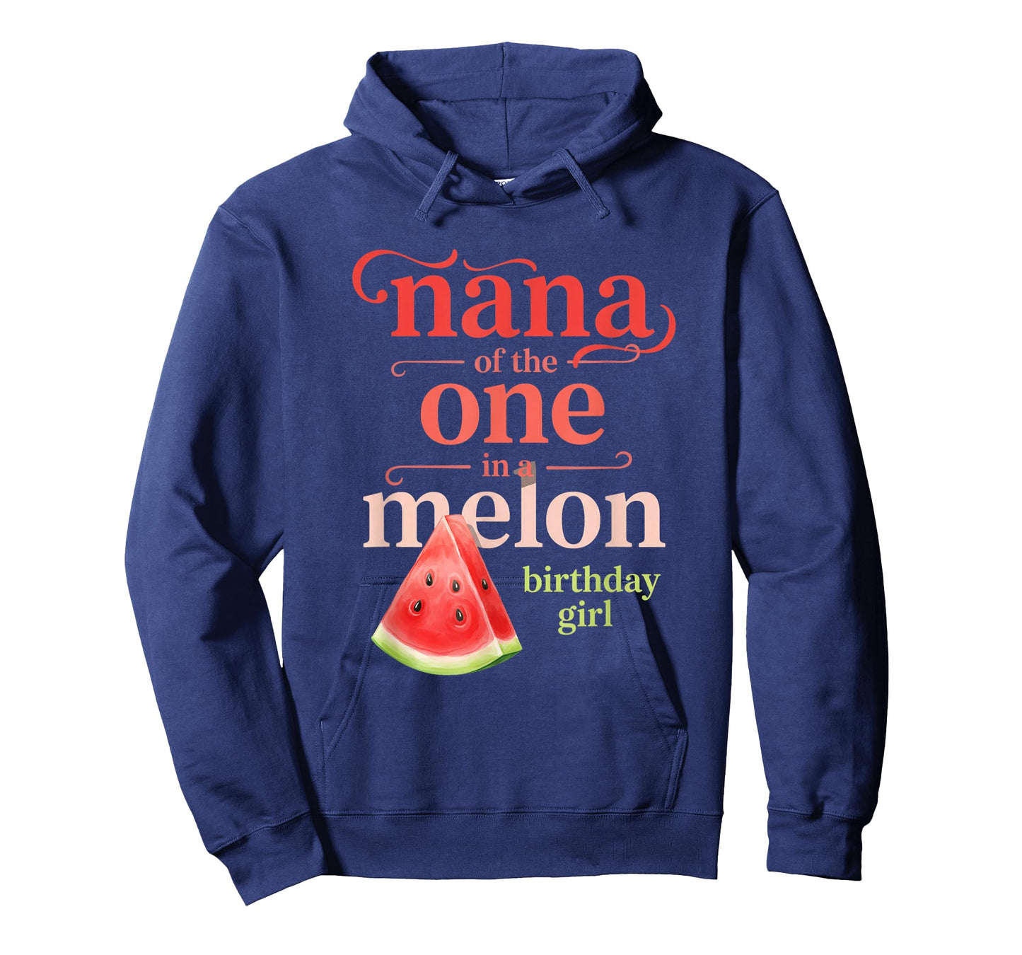 Grandparent Nana of The One in A Melon Birthday Girl Waterm T-Shirt