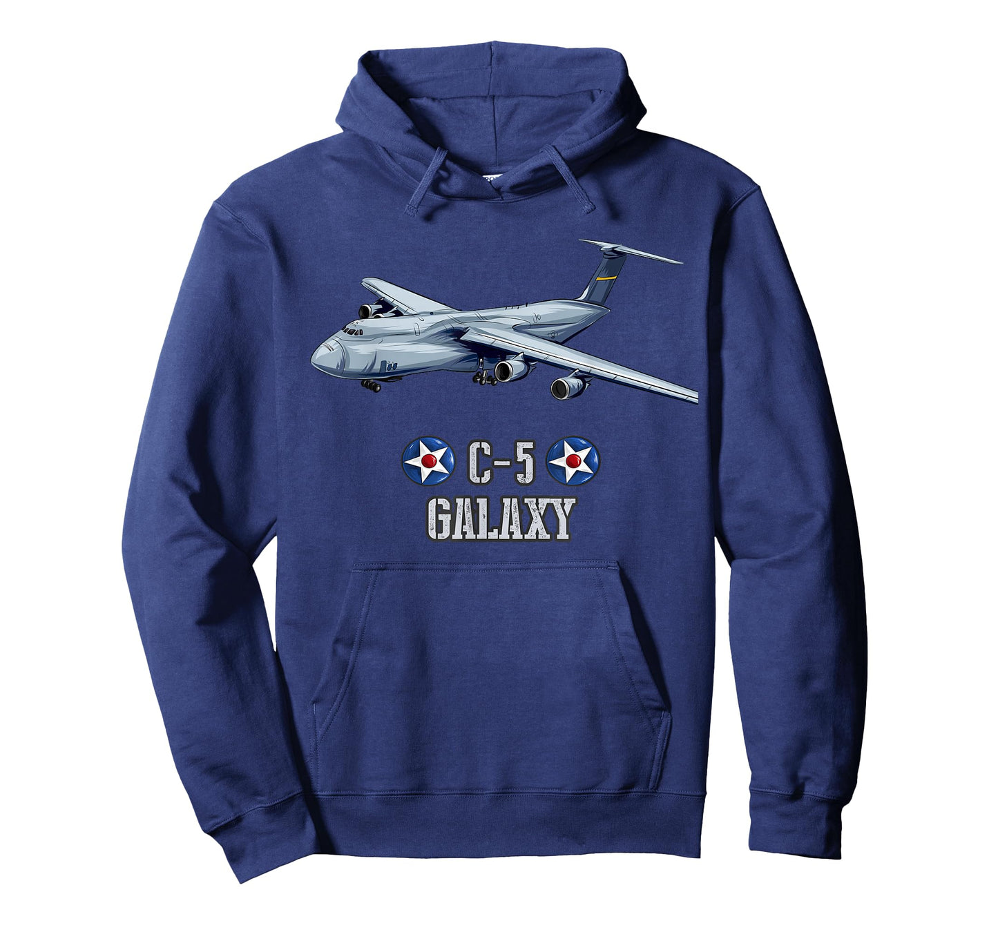 American C-5 Galaxy Military Transport Aircraft T-Shirt