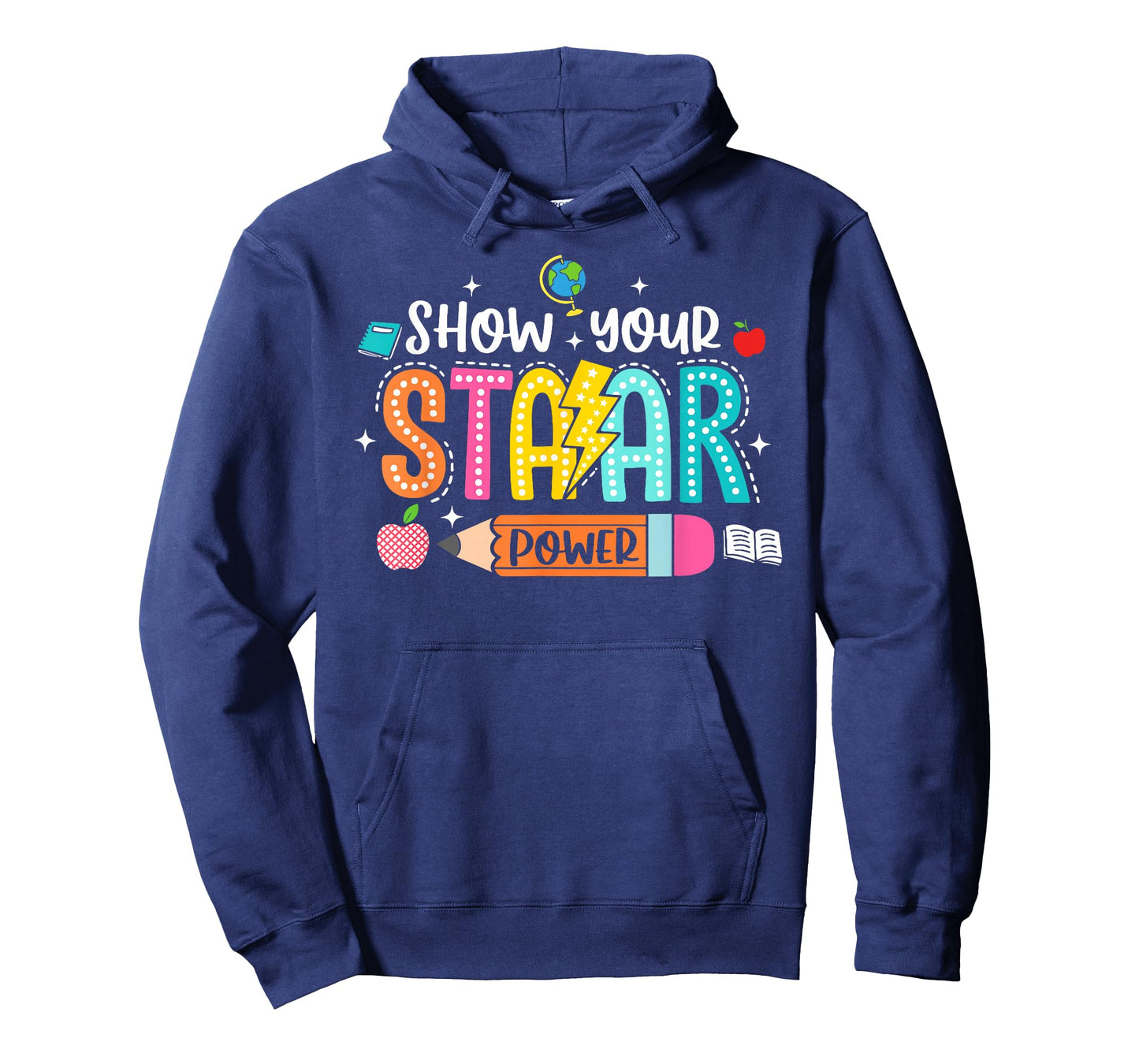 Groovy Show Your STAAR Power Teacher Testing Exam Test Day T-Shirt