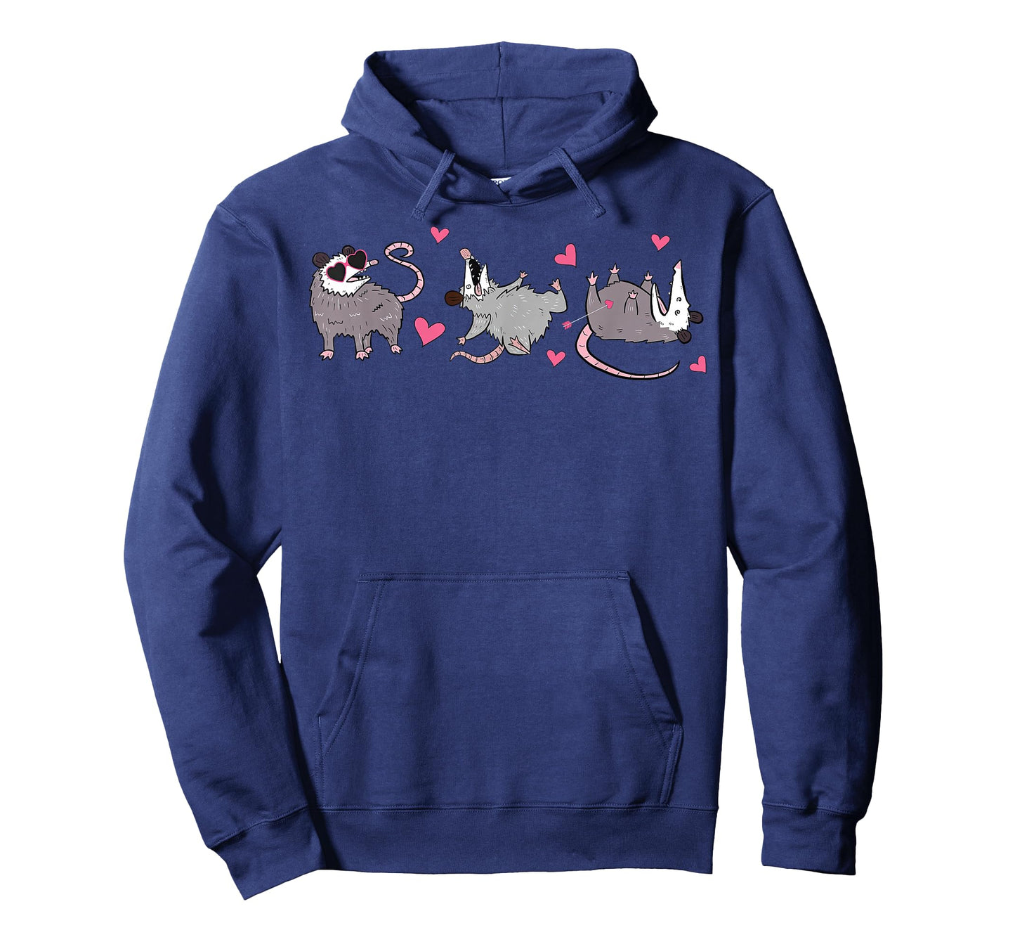 Funny Possum Heart Valentine Day Opossum Animal Lover Meme T-Shirt
