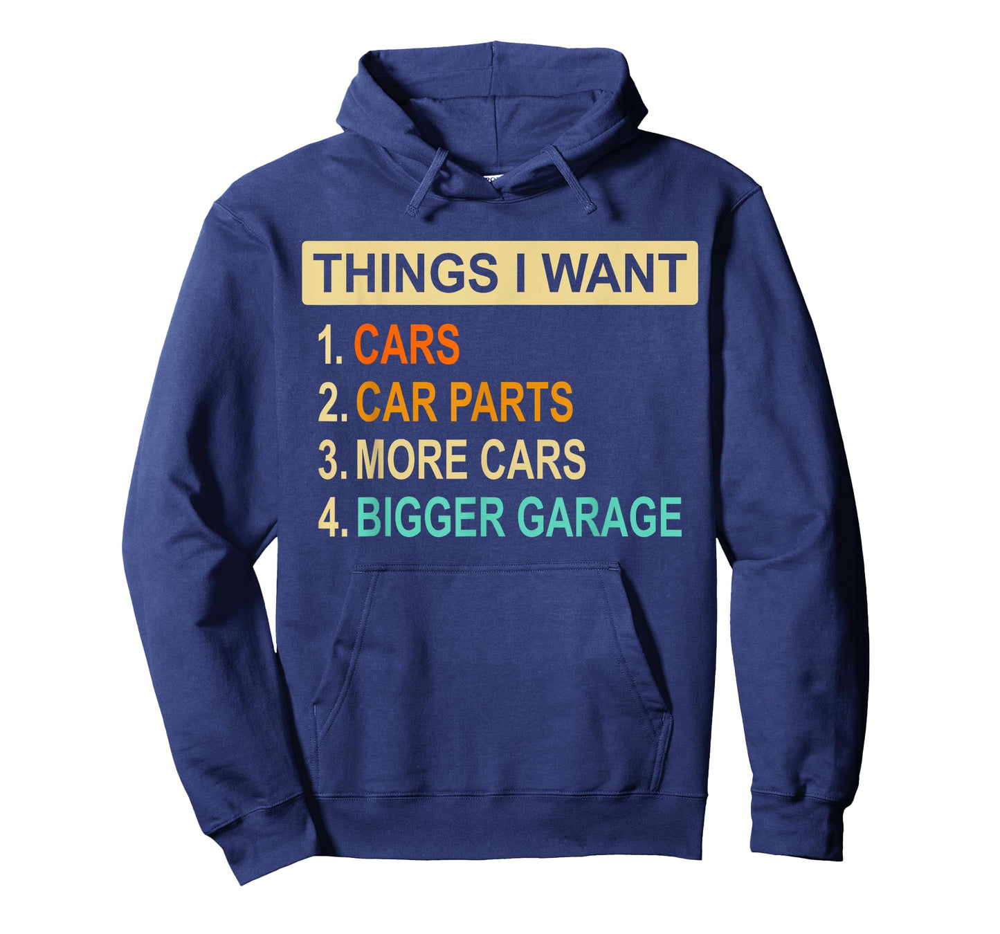 Things I Want Car Parts Enthusiast Auto Mechanic Engine Mens T-Shirt