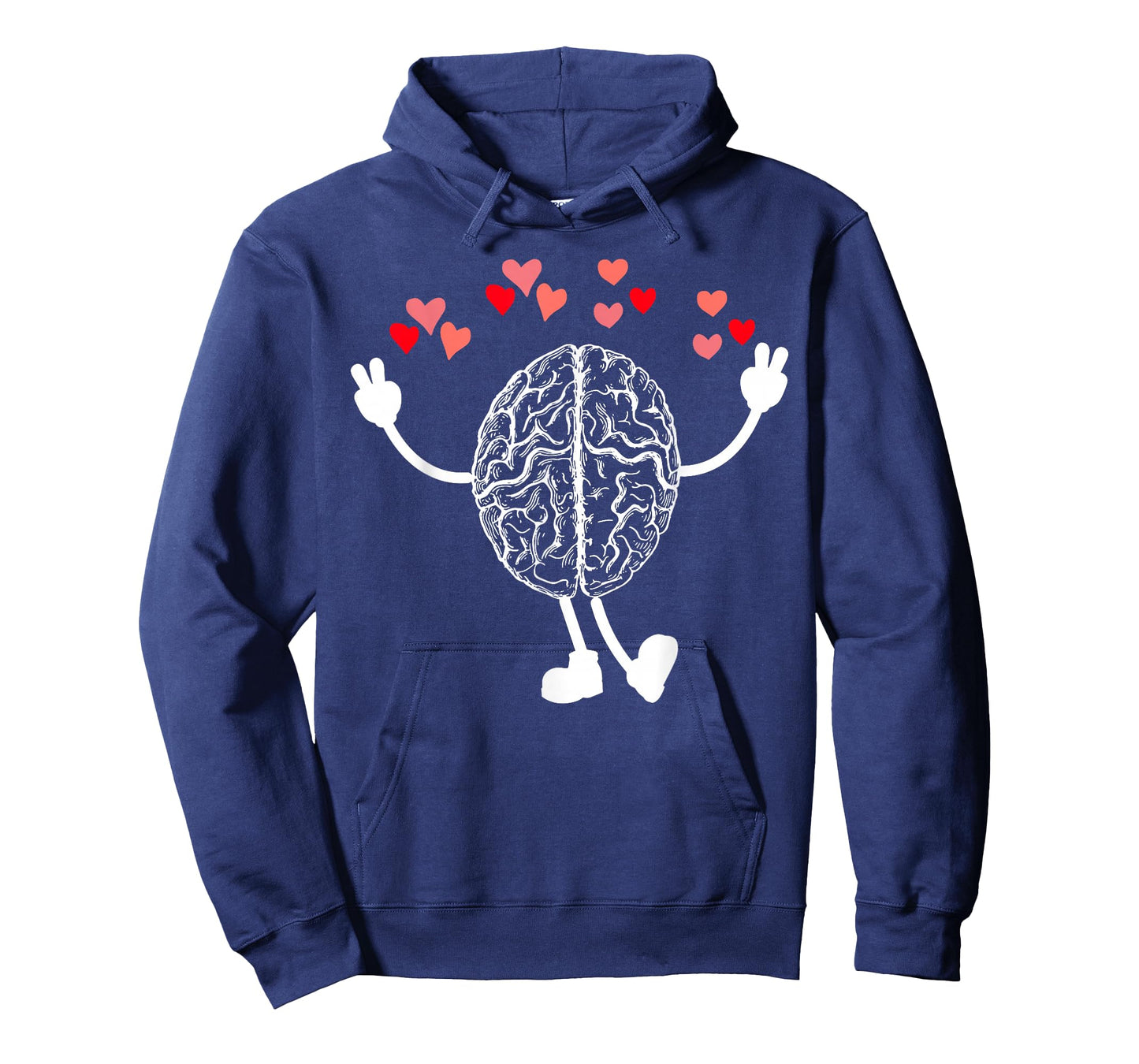 Funny Anatomy Brain Heart Valentines Neuro Nurse Neurologist T-Shirt