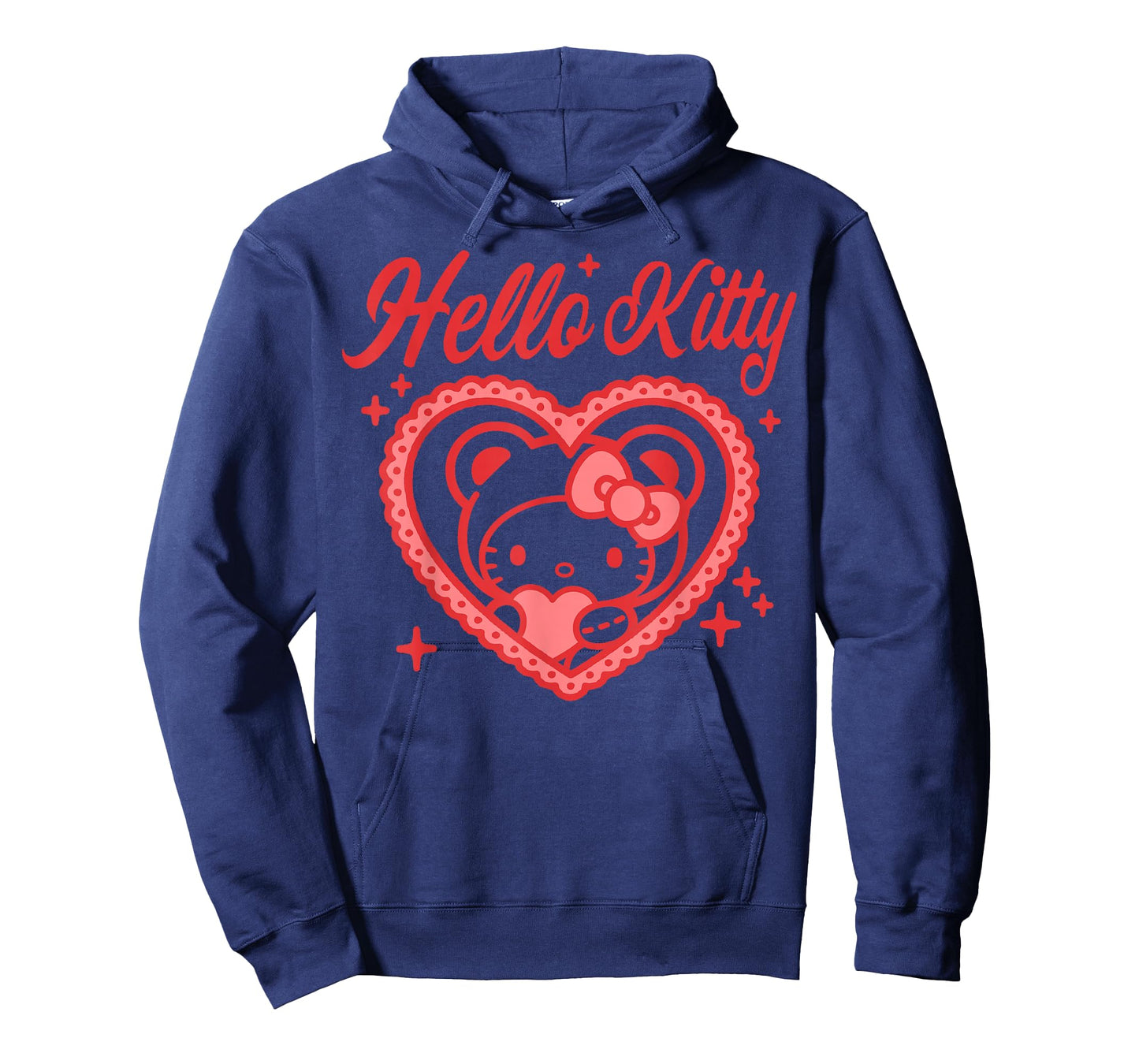 Hello Kitty Valentine's Day Bear Costume Holding Heart T-Shirt