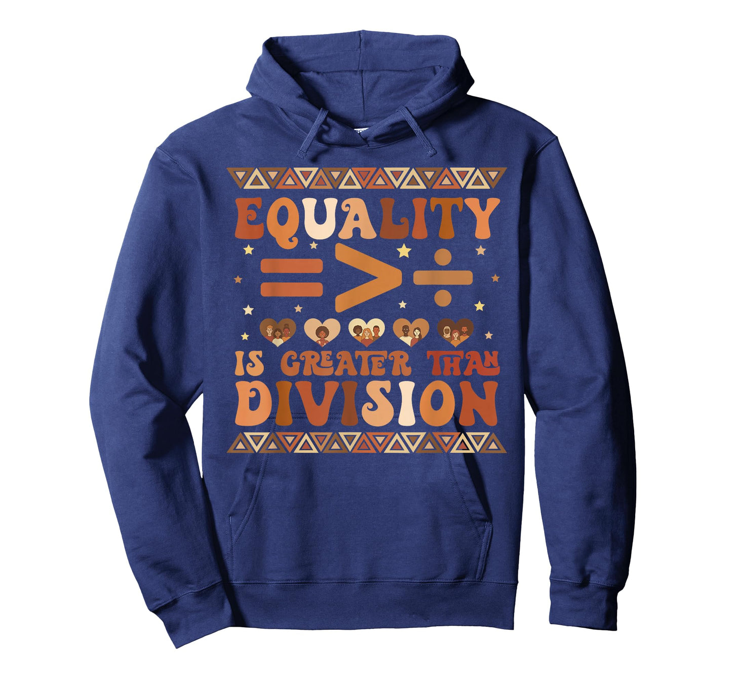 Equality is Greater Than Division Math Black History Month T-Shirt