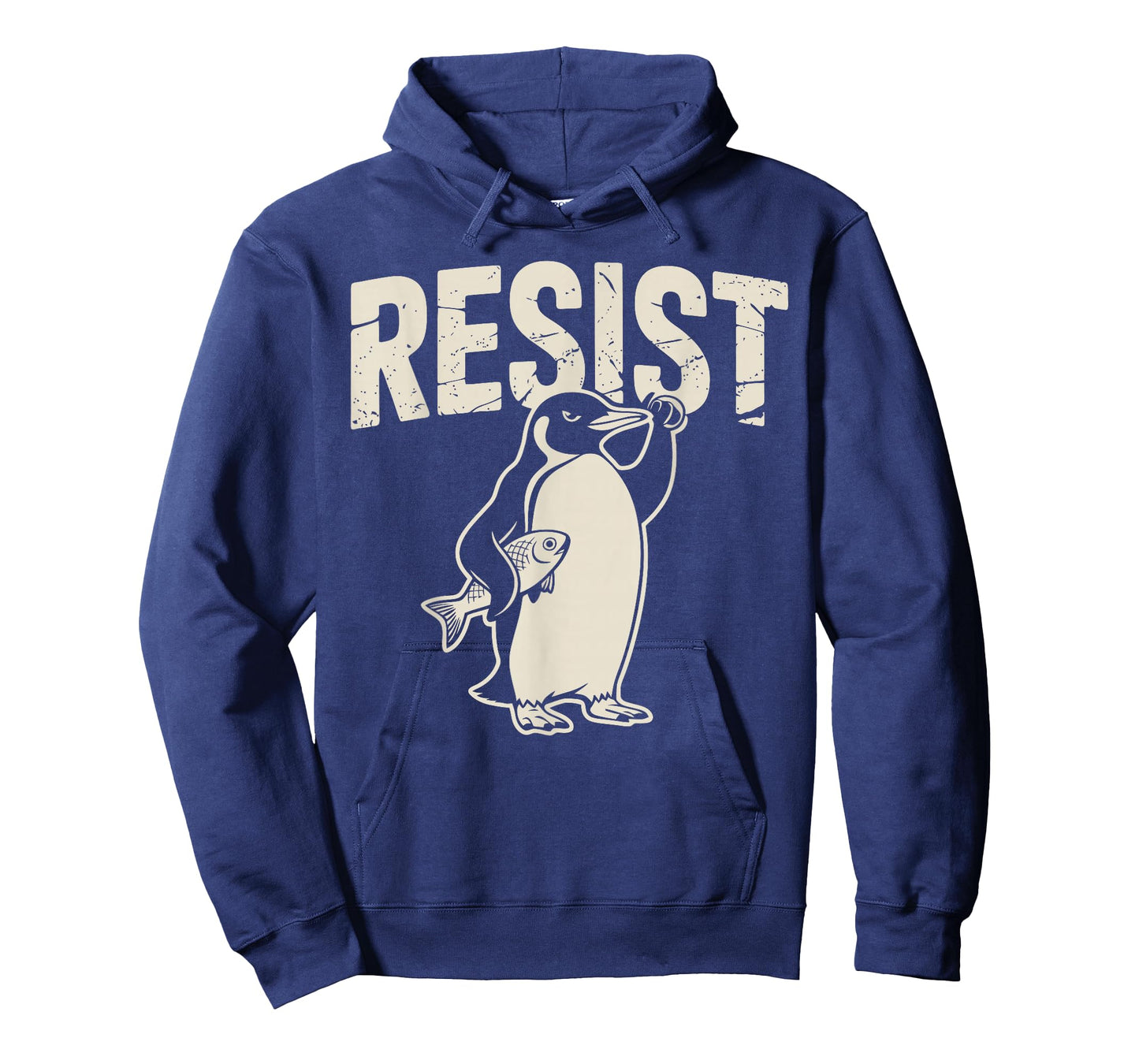 Resist Penguin Activism Graphic Protest Design T-Shirt