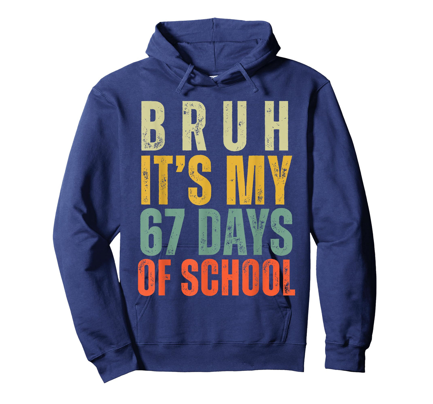 Bruh It's My 67 Days of School Dabbing Boy Funny Six Seven T-Shirt
