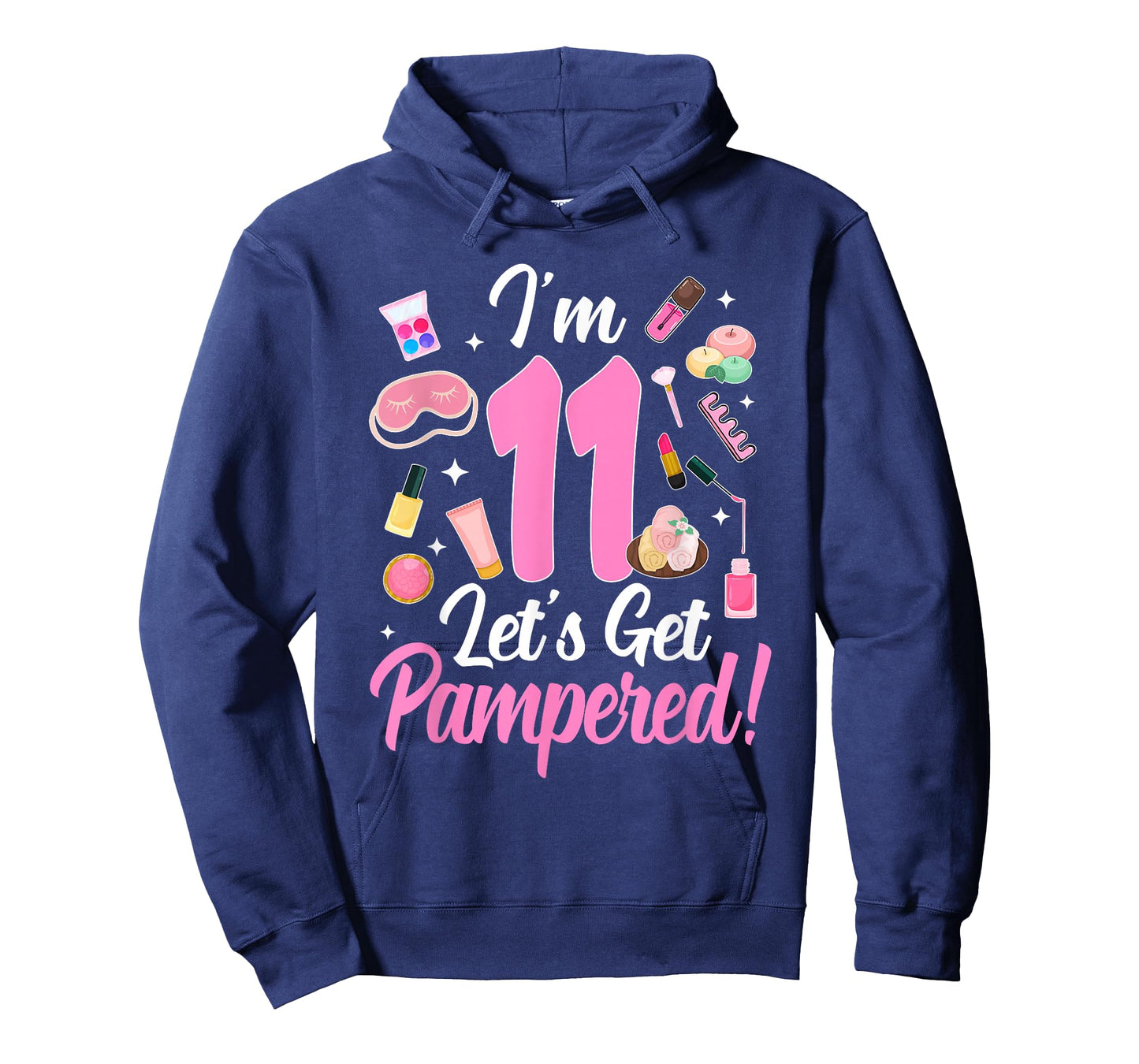 11th Birthday Spa Theme Let's Get Pampered I'm 11 Year Old T-Shirt