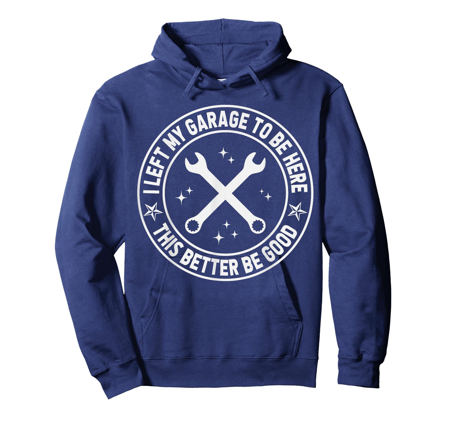 Car Mechanic I Left My Garage to Be Here Auto Engine Car Guy T-Shirt