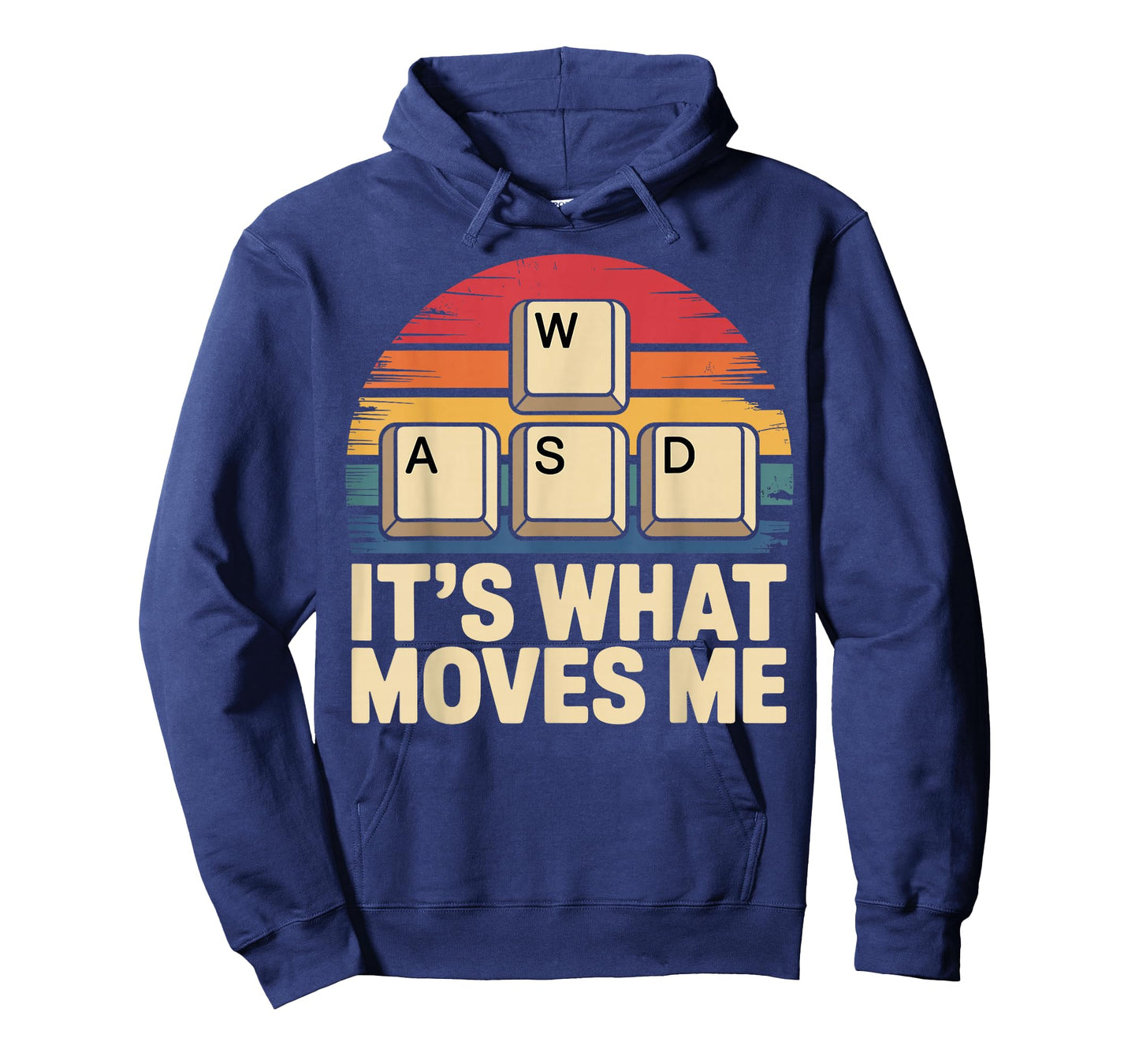 Retro WASD Gaming Keys Funny PC Gamer Design T-Shirt
