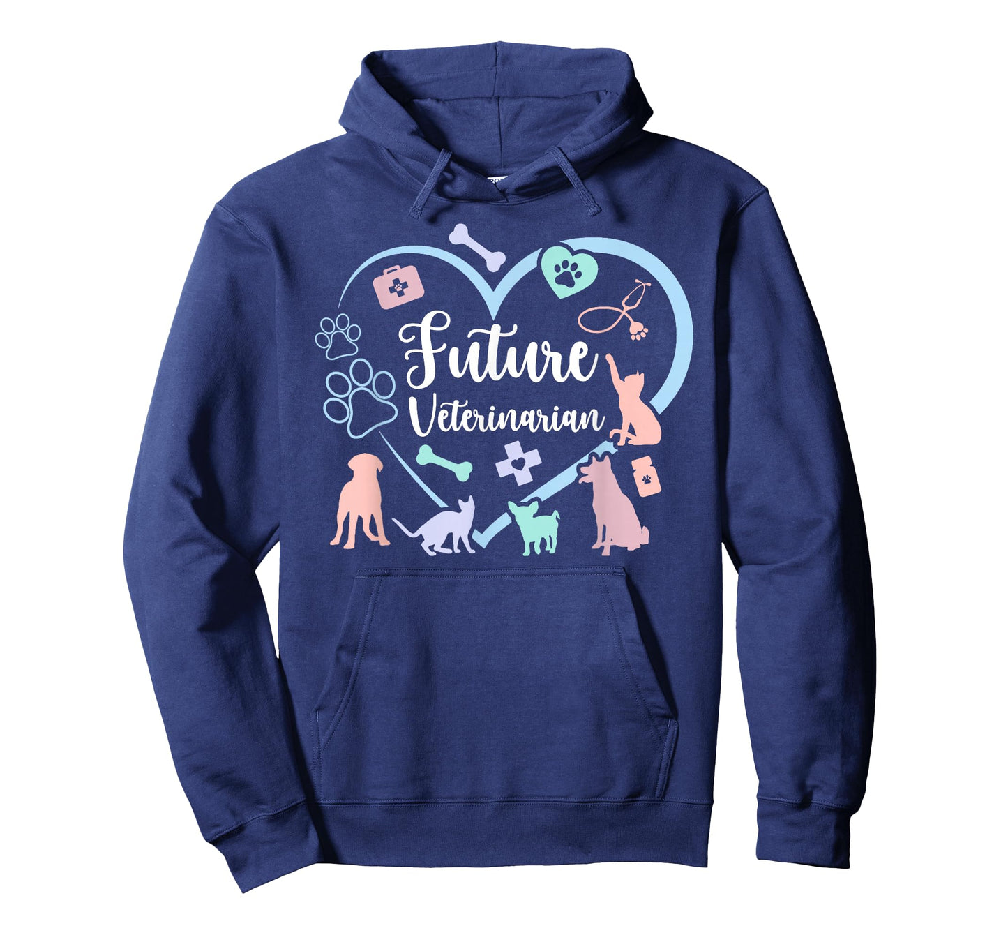Future Veterinarian Heart Veterinary Student Vet in Progress T-Shirt