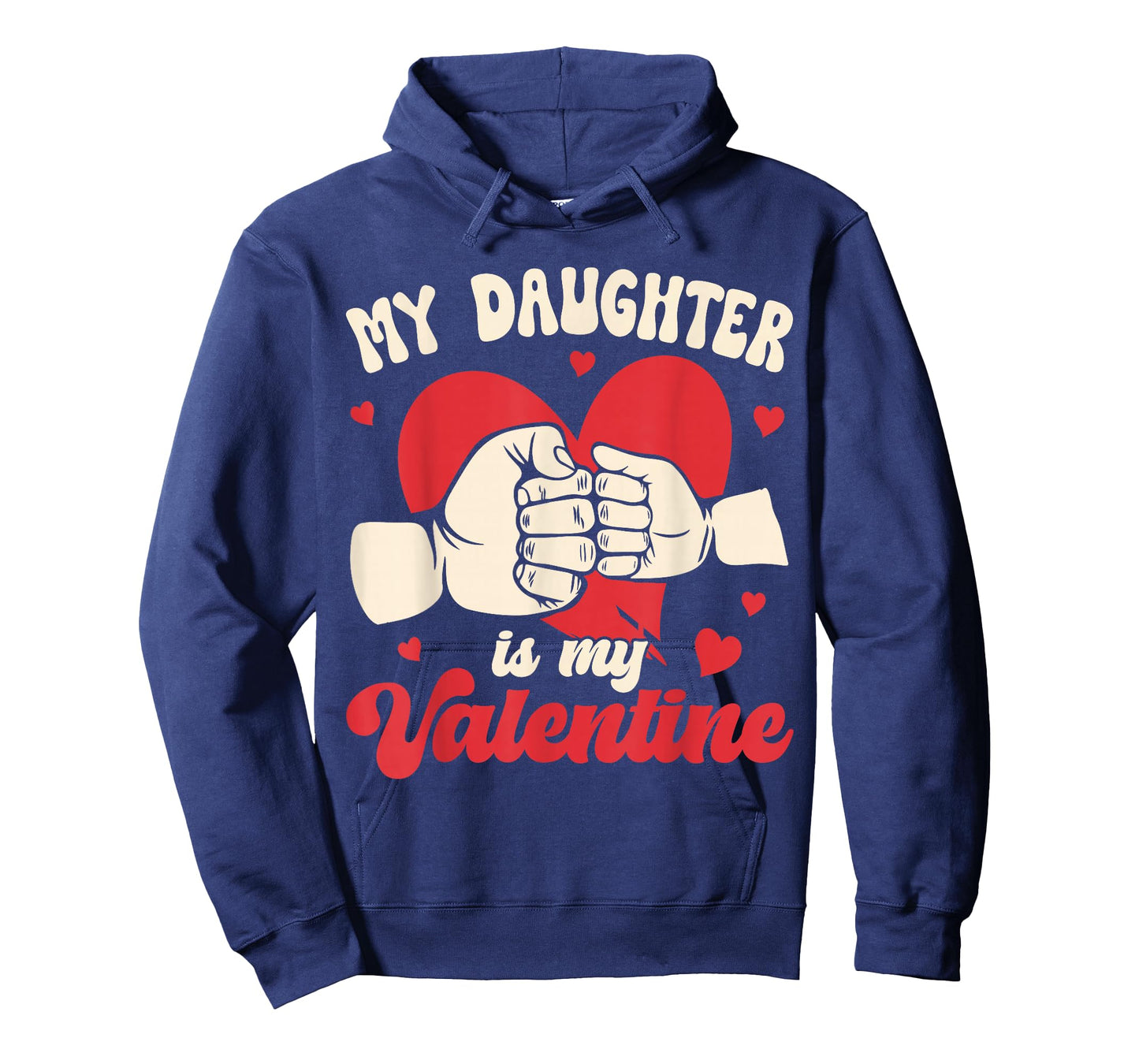 My Daughter is My Valentine Fist Bump Fathers Day Dad Family T-Shirt