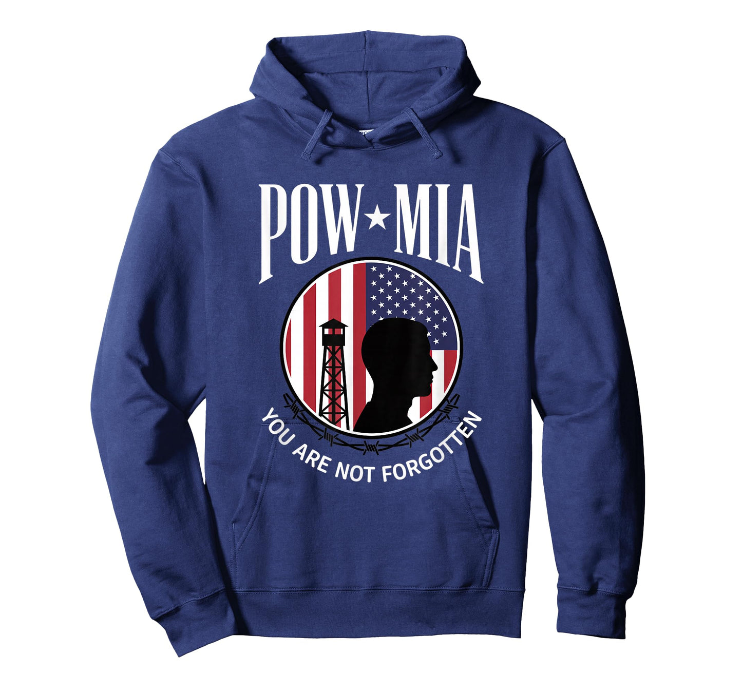 USA POW MIA - You are Not Forgotten Patriotic American Flag T-Shirt