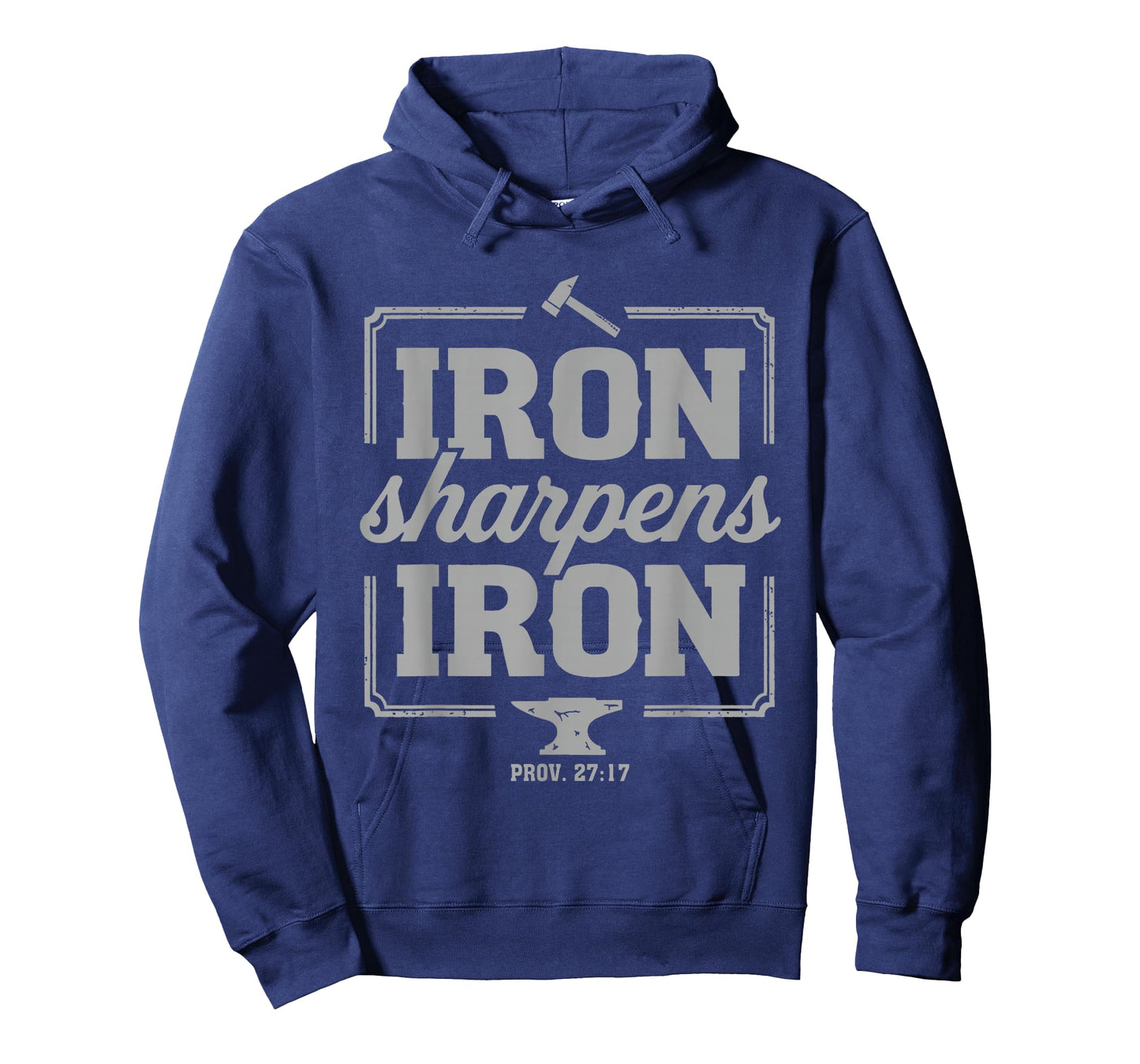 Iron Sharpens Iron Christian Bible Verse Gym Workout Jesus T-Shirt