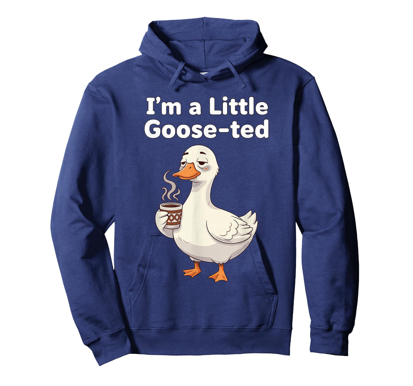 Coffee Lover Goose Pun I'm Little Gooseted Silly Meme Pet T-Shirt