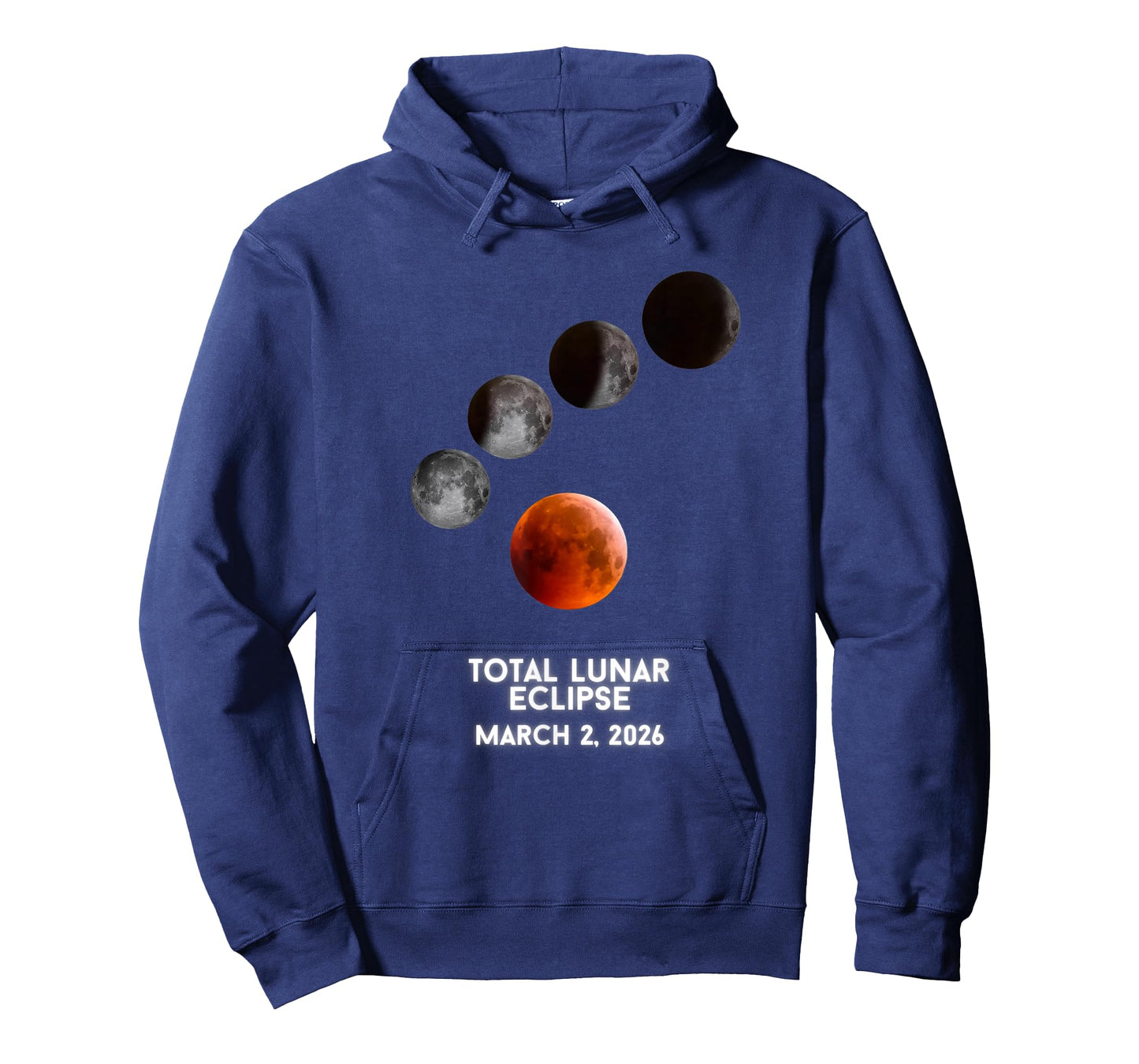 Lunar Red Moon Eclipse March 2nd 2026 Family Men Women Kids T-Shirt