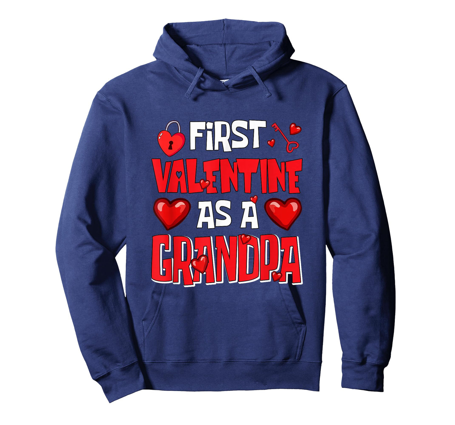 First Valentine As A Grandpa Family Proud Expecting New Baby T-Shirt