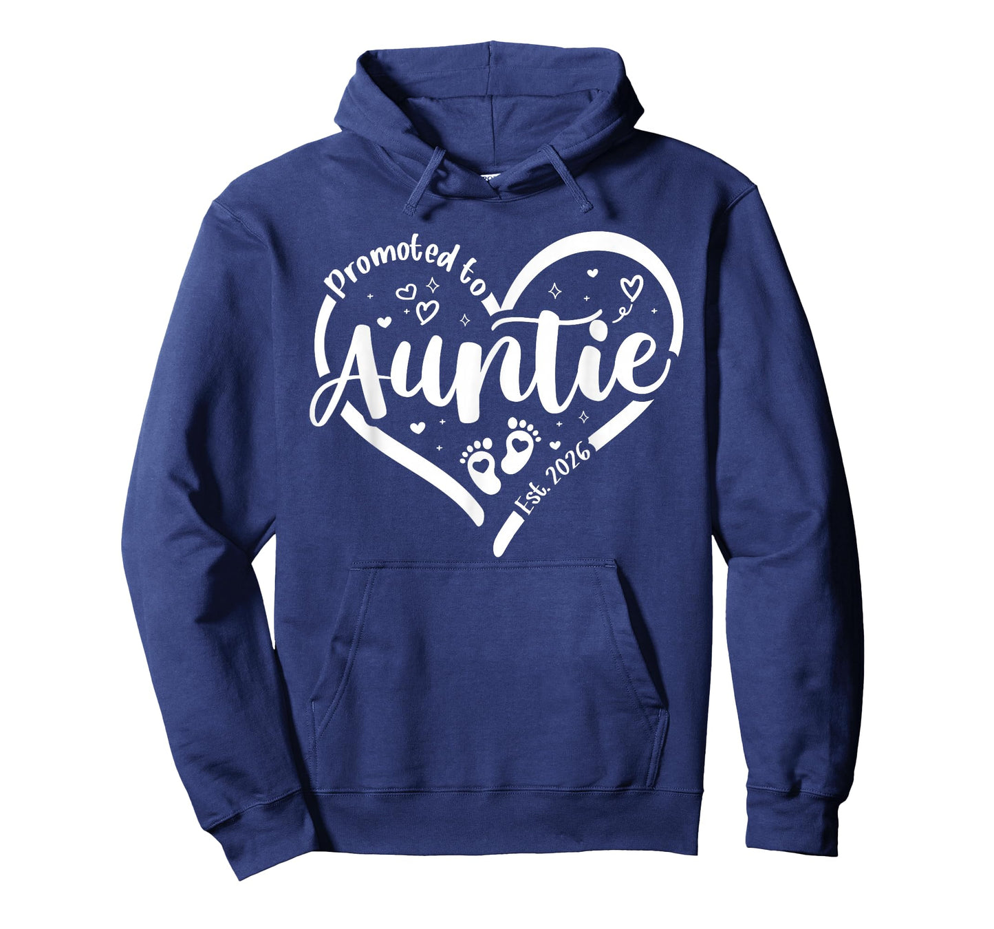 Promoted to Auntie Est. 2026 Heart Love New Aunt First Time T-Shirt