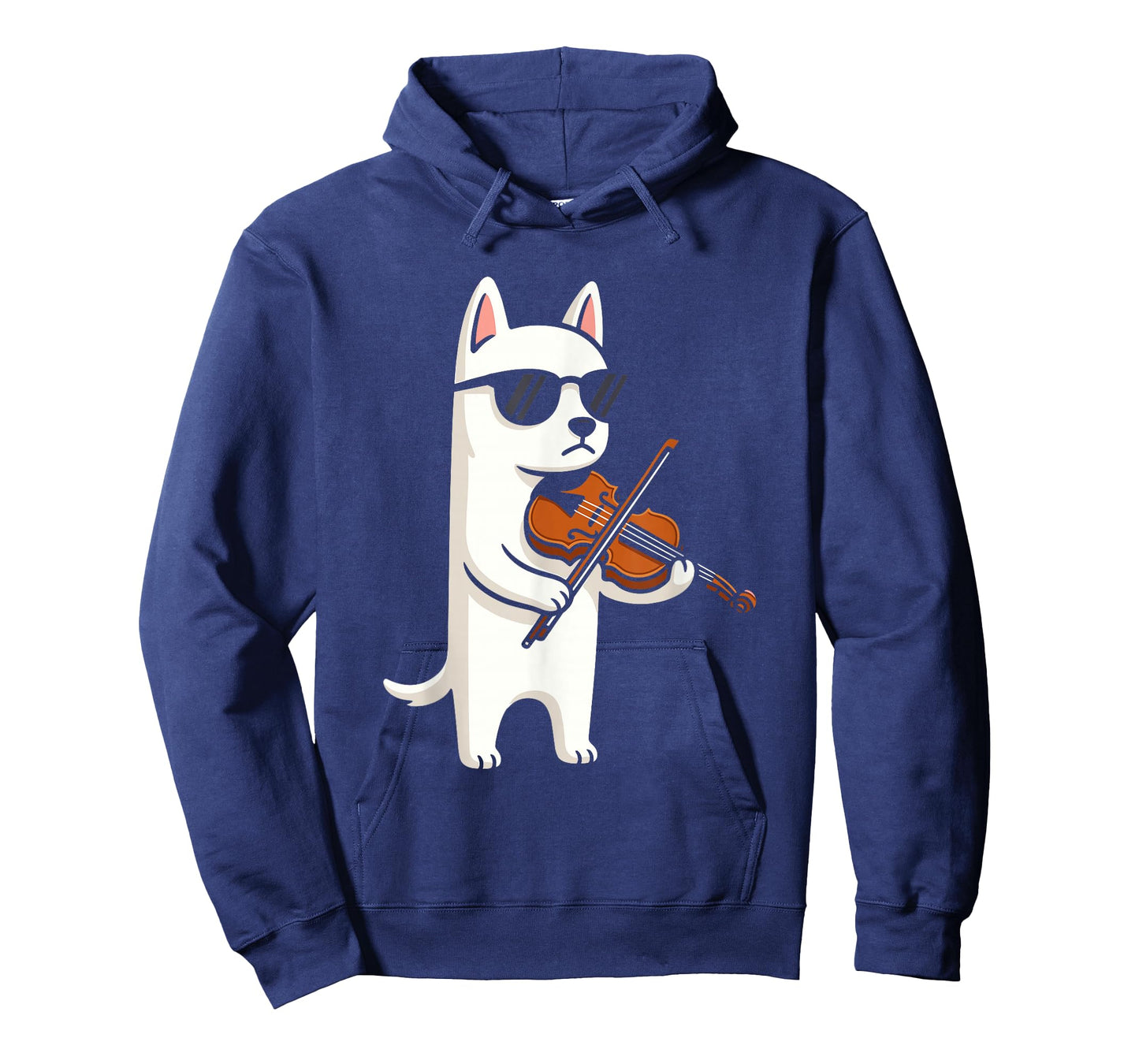 Funny Violinist - Dog Wearing Sunglasses Playing Violin T-Shirt