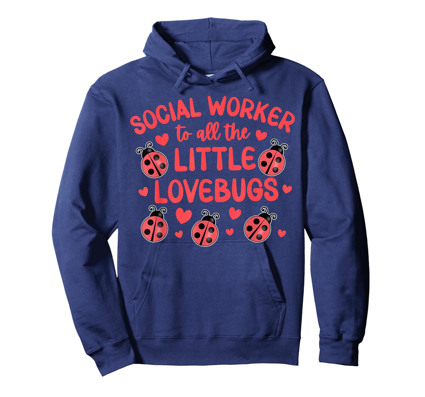 Social Worker Bugs Valentines Day Social Work Girls Women T-Shirt