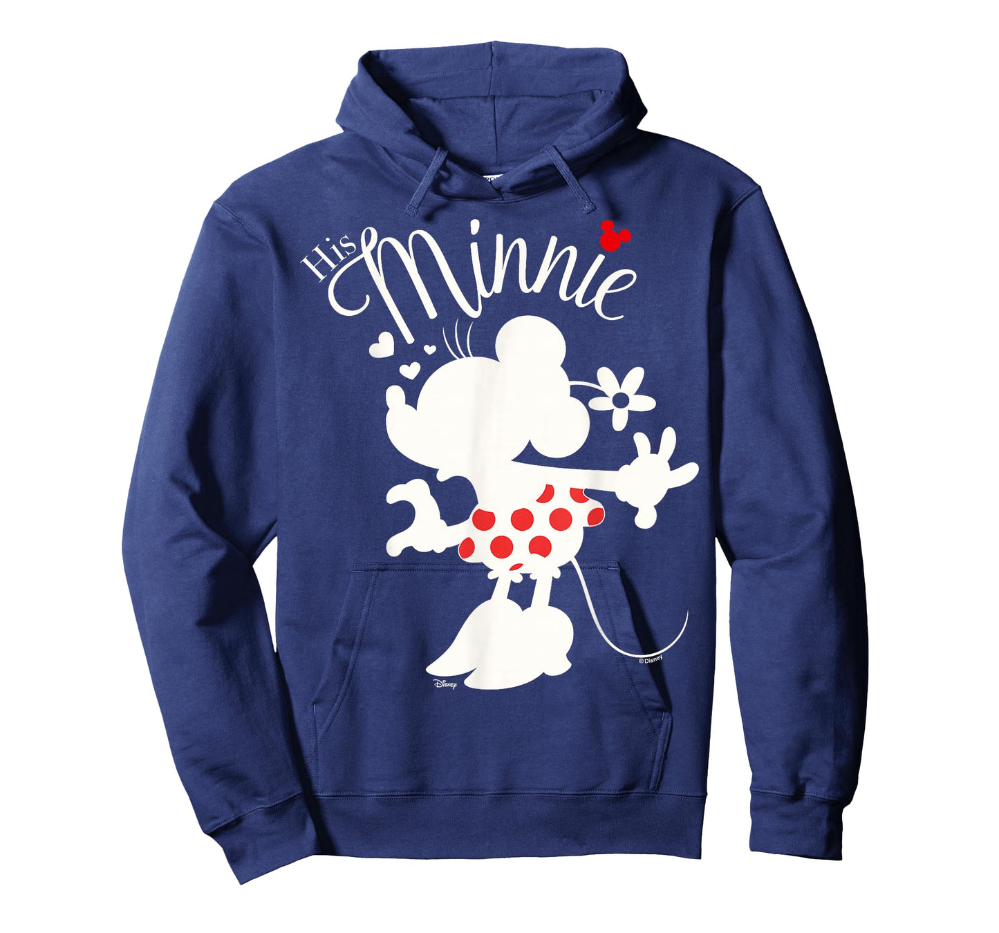 Disney Mickey and Friends His Minnie Silhouette Hearts T-Shirt