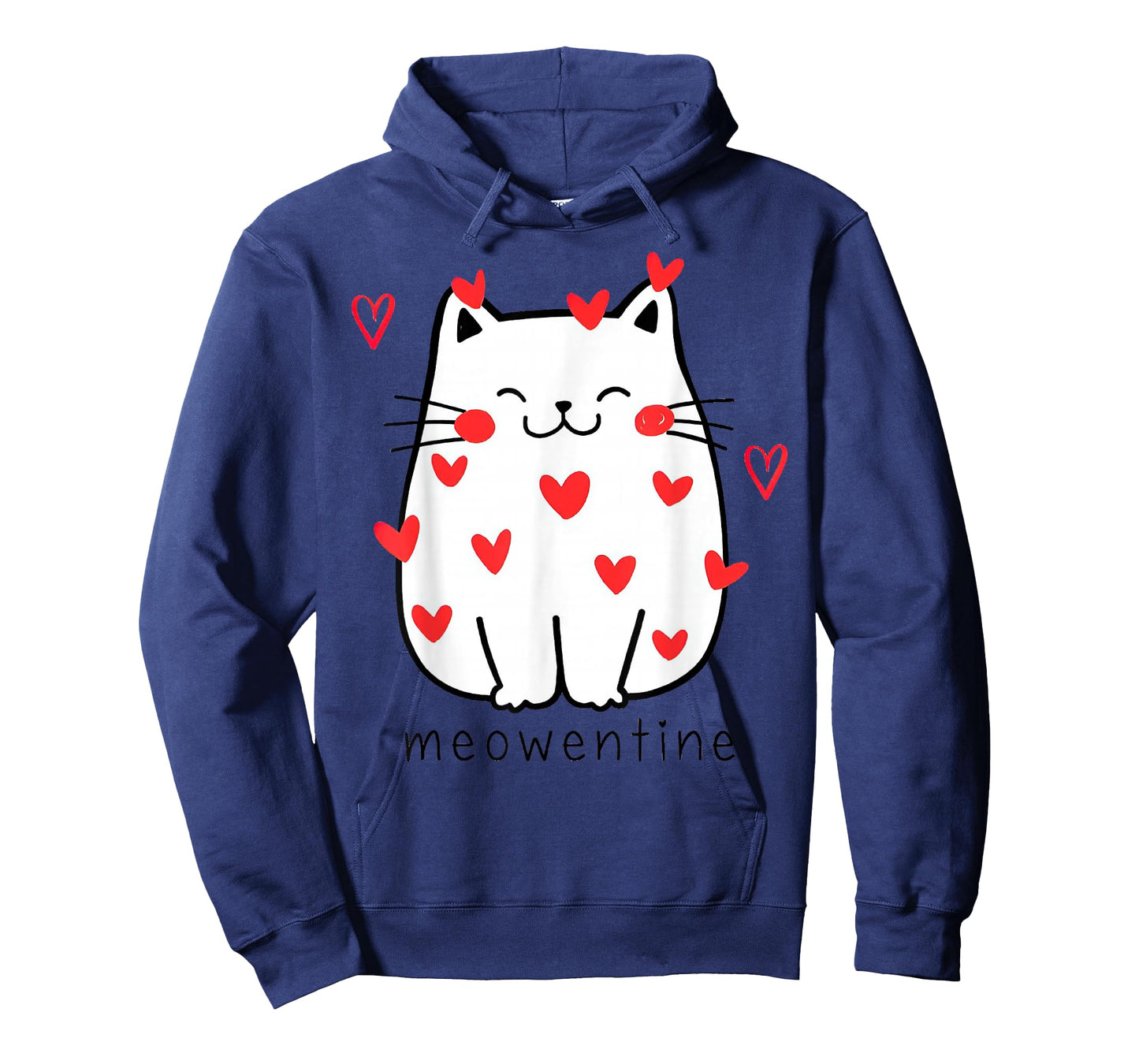 Meowentine Cute Cat Valentines Day Men Women Cat Dad Cat mom T-Shirt