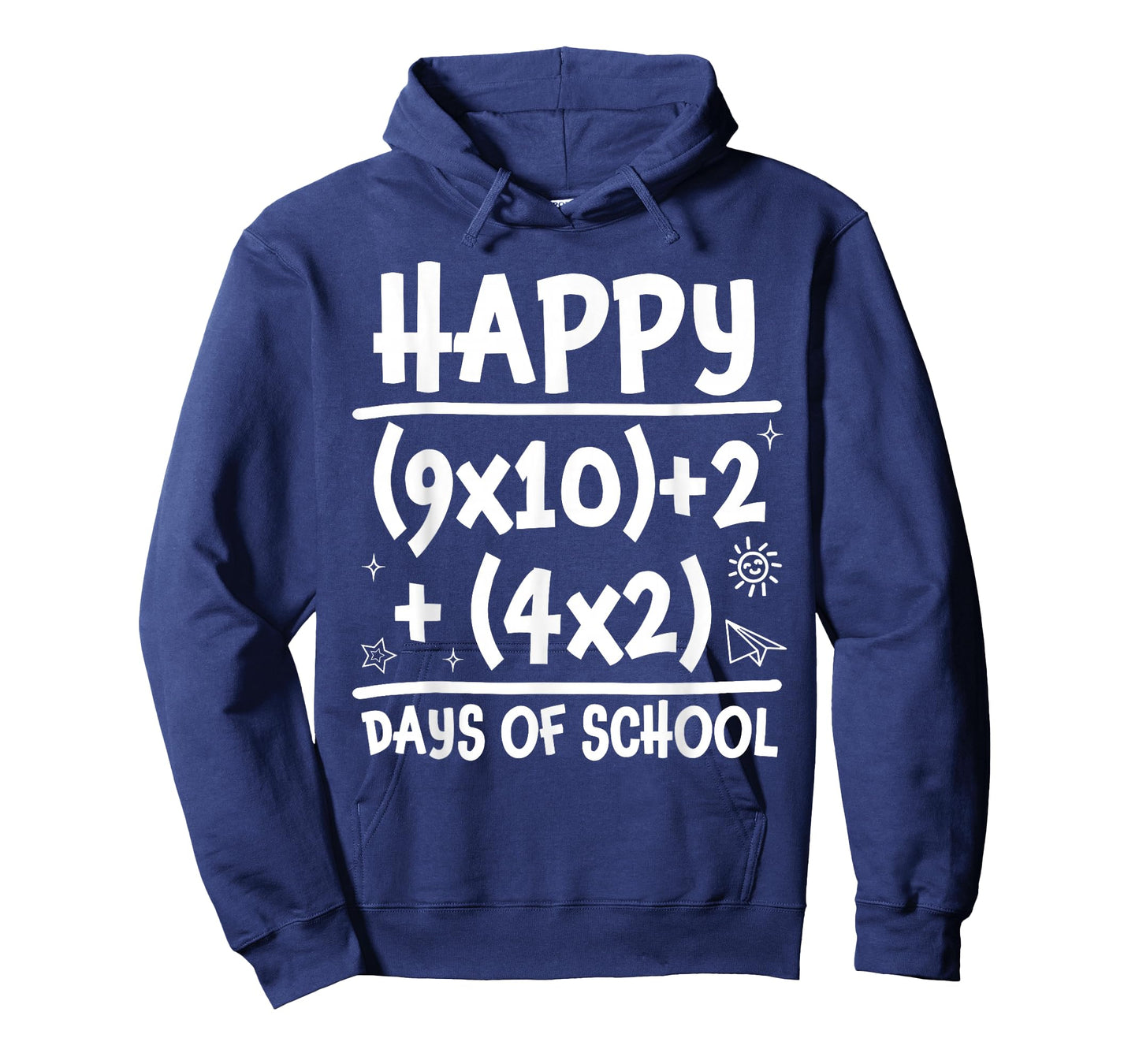 Happy 100 Days School Math Equation 100th Day Teacher Kids T-Shirt