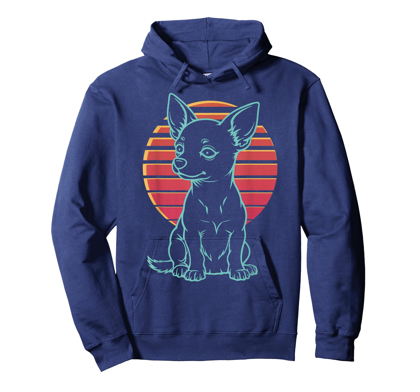 Chihuahua Lover Dog Owner Retro Synthwave 80s T-Shirt