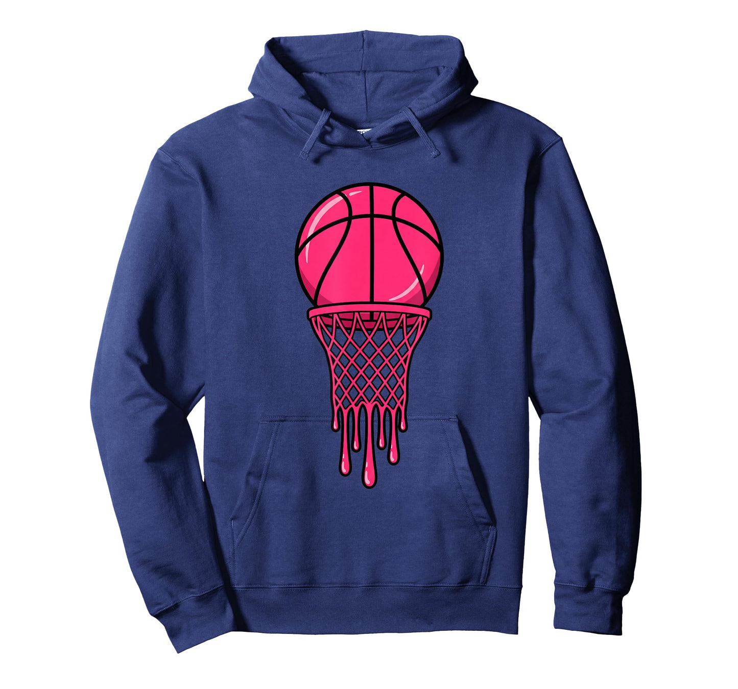 Basketball Drip Hoop, Bold Street Basketball Artwork T-Shirt