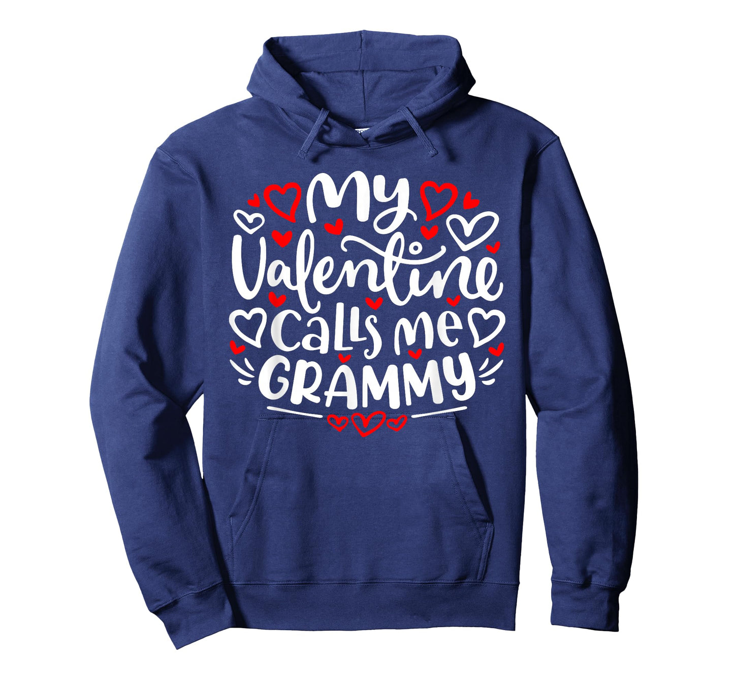 My Valentine Calls Me Grammy Cute Heart Valentine's Day T-Shirt