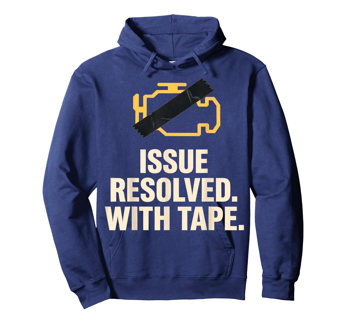 Funny Check Engine Light Tape Repair T-Shirt
