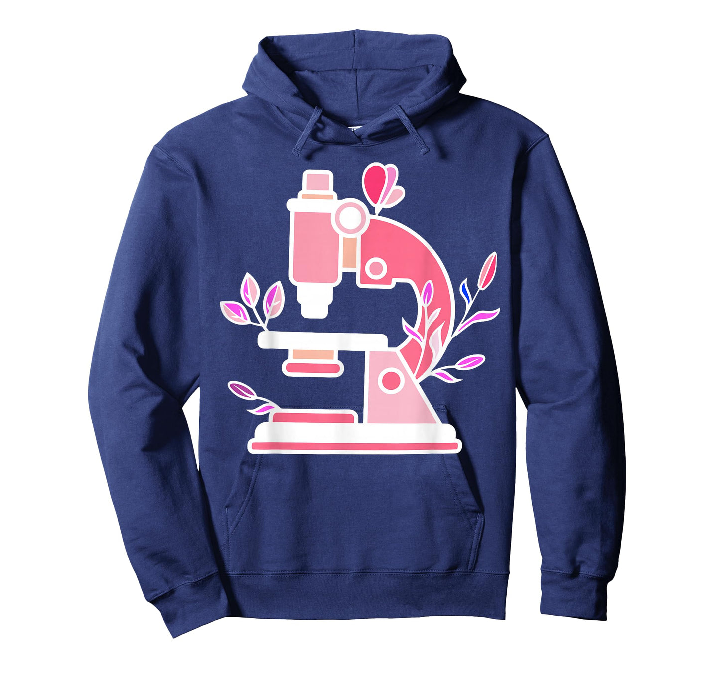 Lab Science Floral Microscope Biologist Science Valentines T-Shirt