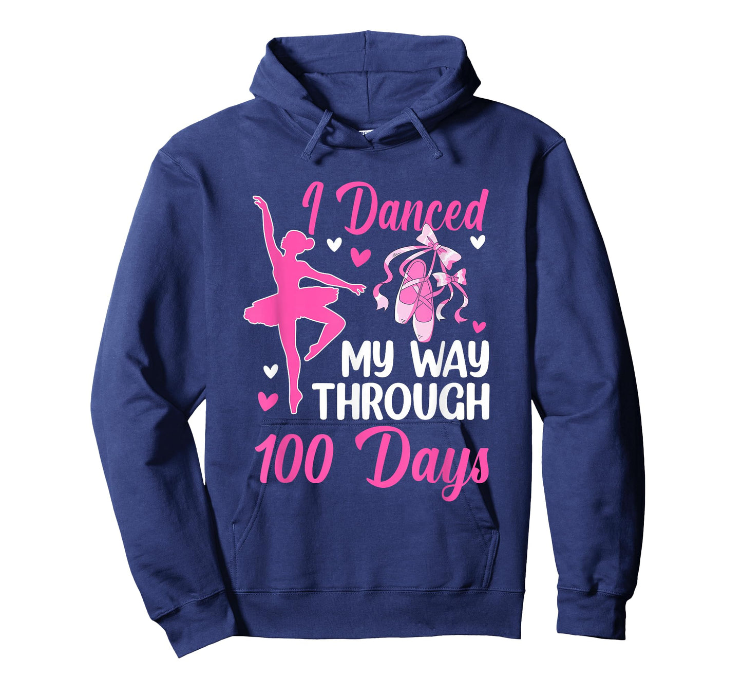 I Danced My Way Through 100 Days Ballet 100 Days of School T-Shirt
