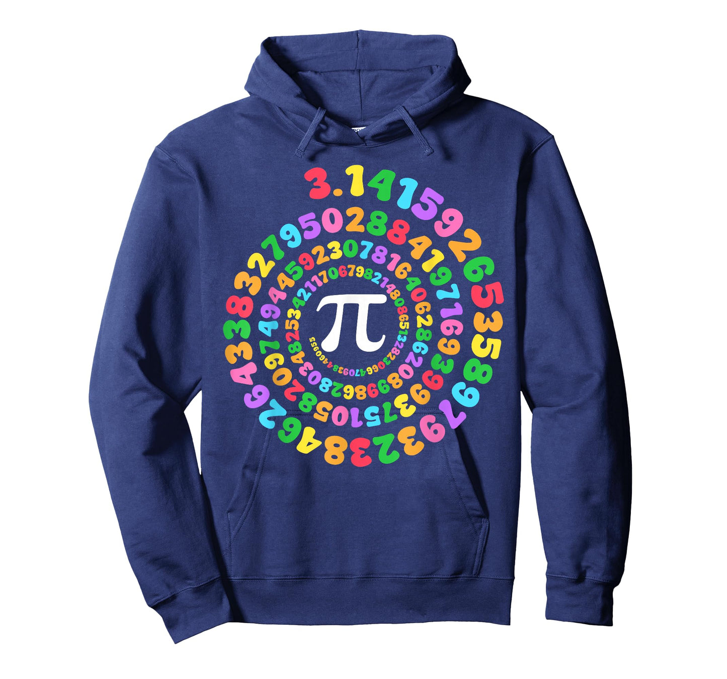 Funny Pi Day Spiral Pi Math Numbers Teachers Students T-Shirt