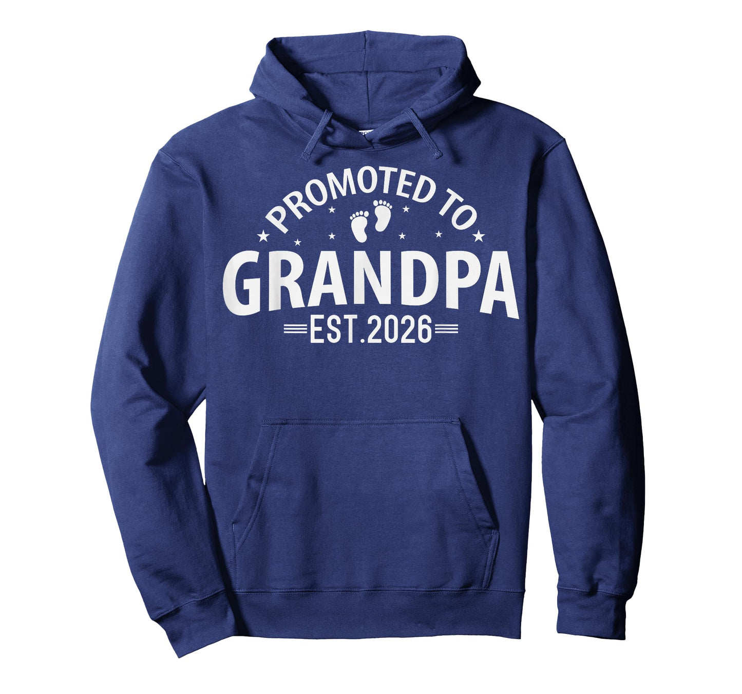 Promoted to Grandpa Est. 2026 Grandparents Baby Announcement T-Shirt
