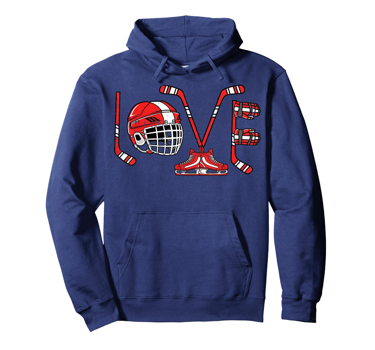 Valentines Day Love Ice Hockey Items Men Boys Kids Teens T-Shirt