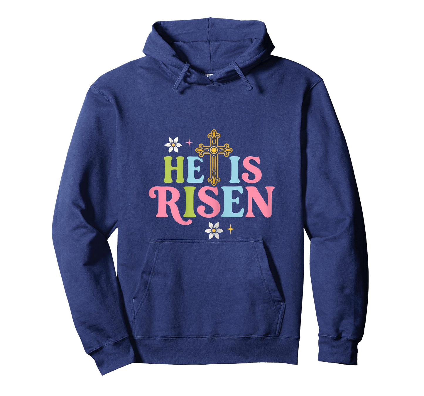 He is Risen Easter Christian Cross Pastel Faith T-Shirt