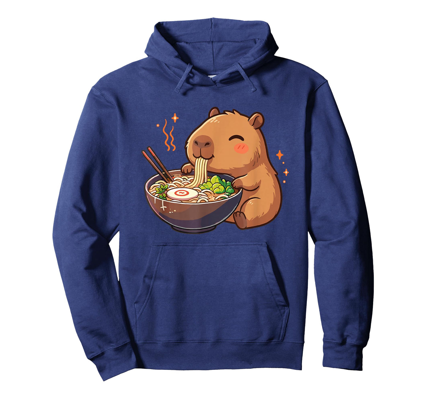 Capybara with Noodles Ramen Kawaii Capybara T-Shirt