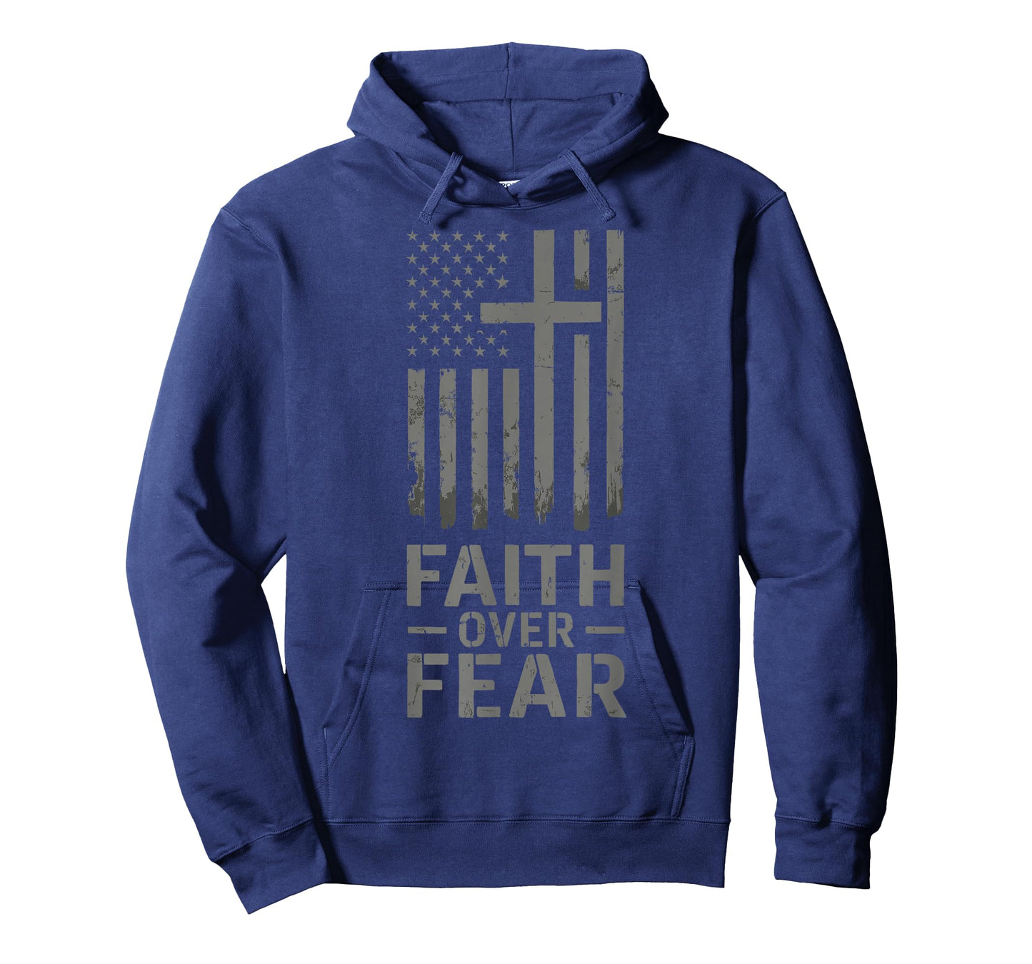 Faith Over Fear USA Flag Christian T-Shirt