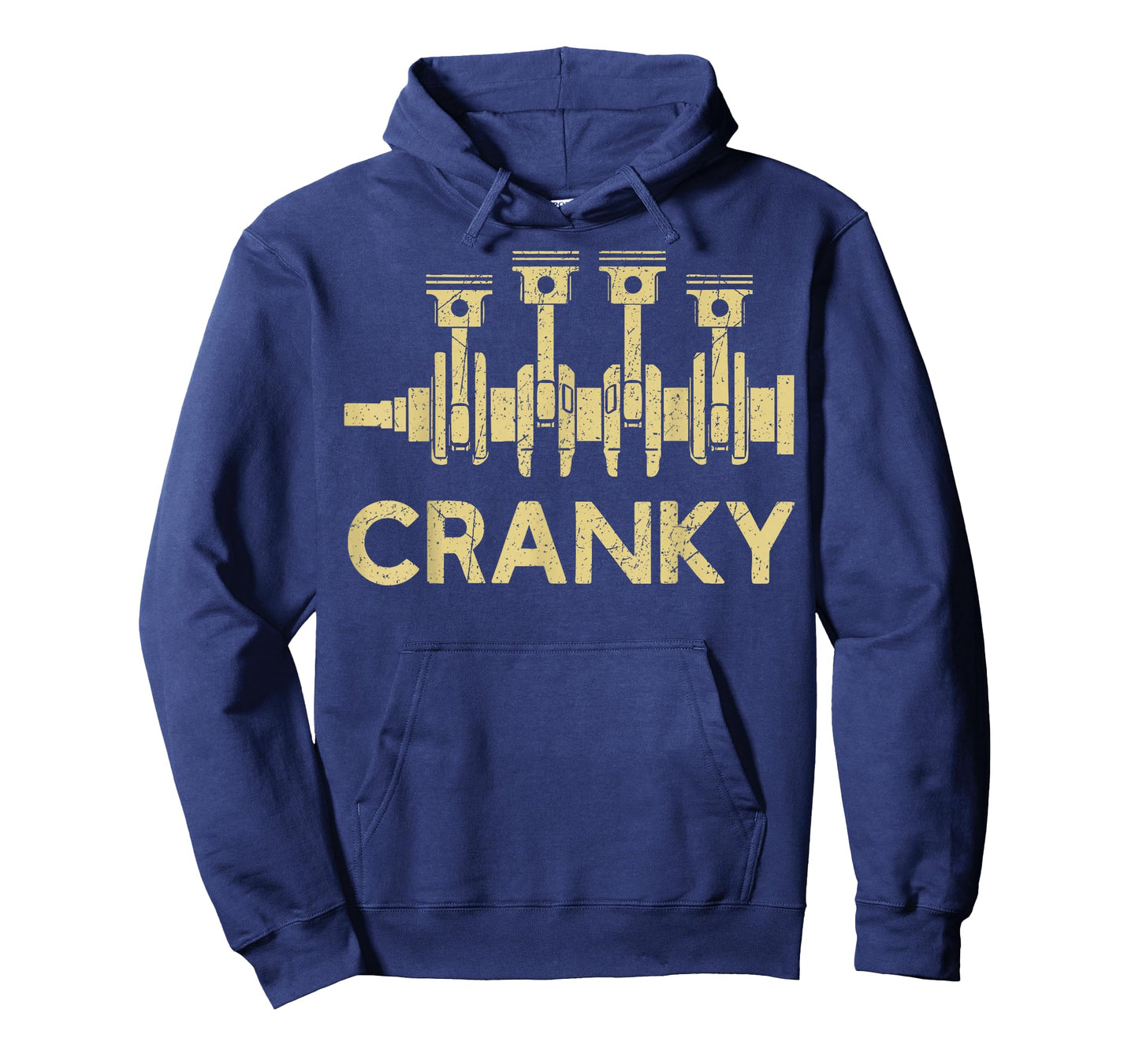 Cranky Car Engine Crankshaft Fathers Day Best Dad Men Humor T-Shirt
