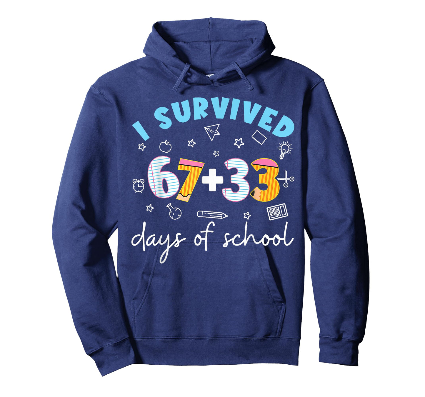 I Survived 100 Days School Math Equation 100 Funny 67 Meme T-Shirt