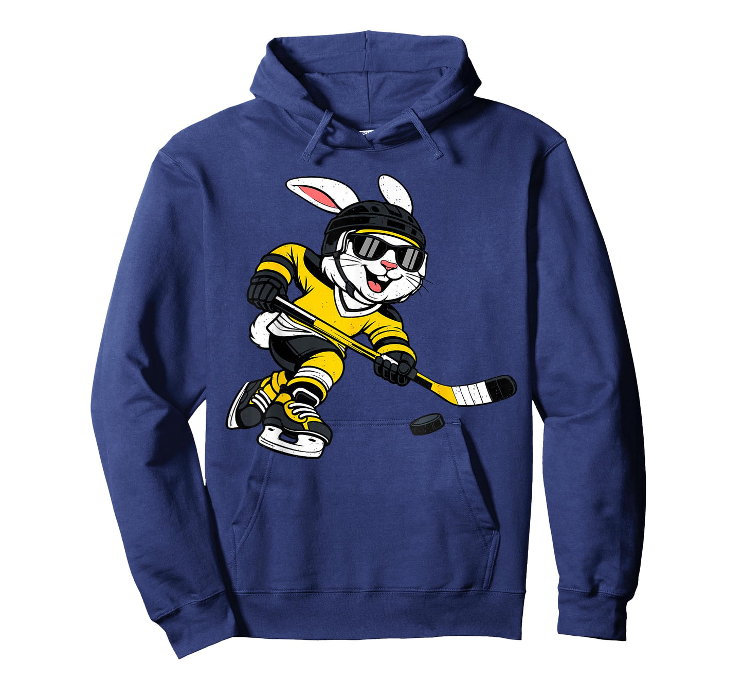 Bunny Playing Ice Hockey Rabbit Easter Sports Men Boys Kids T-Shirt