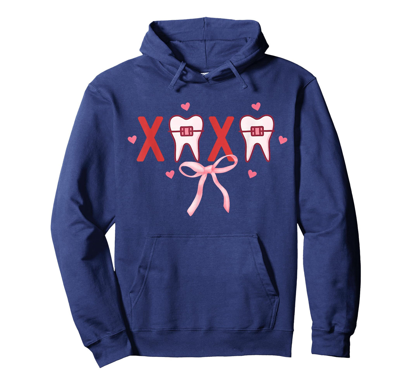 Coquette Tooth XOXO Dentist Hygienist Dental Squad Valentine T-Shirt