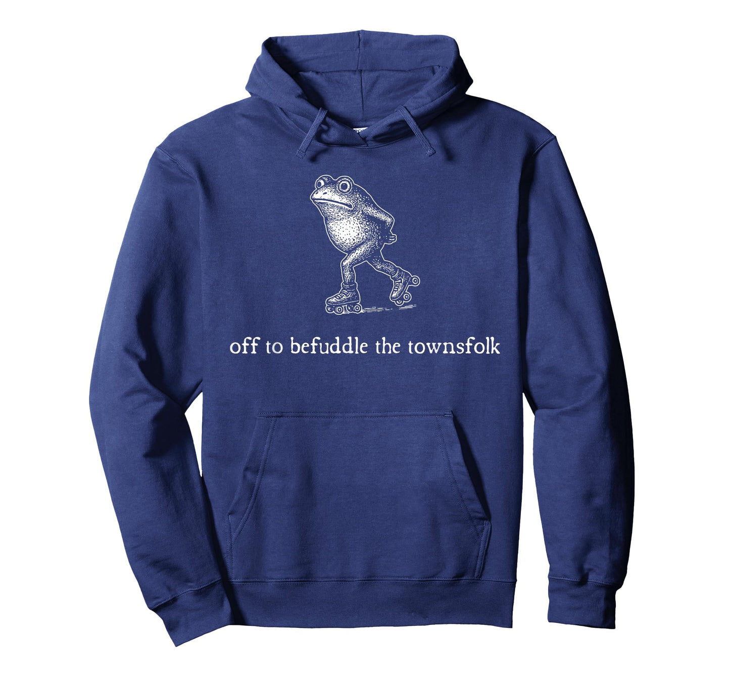 Off to Befuddle The Townsfolk, Funny Rollerblading Frog Meme T-Shirt