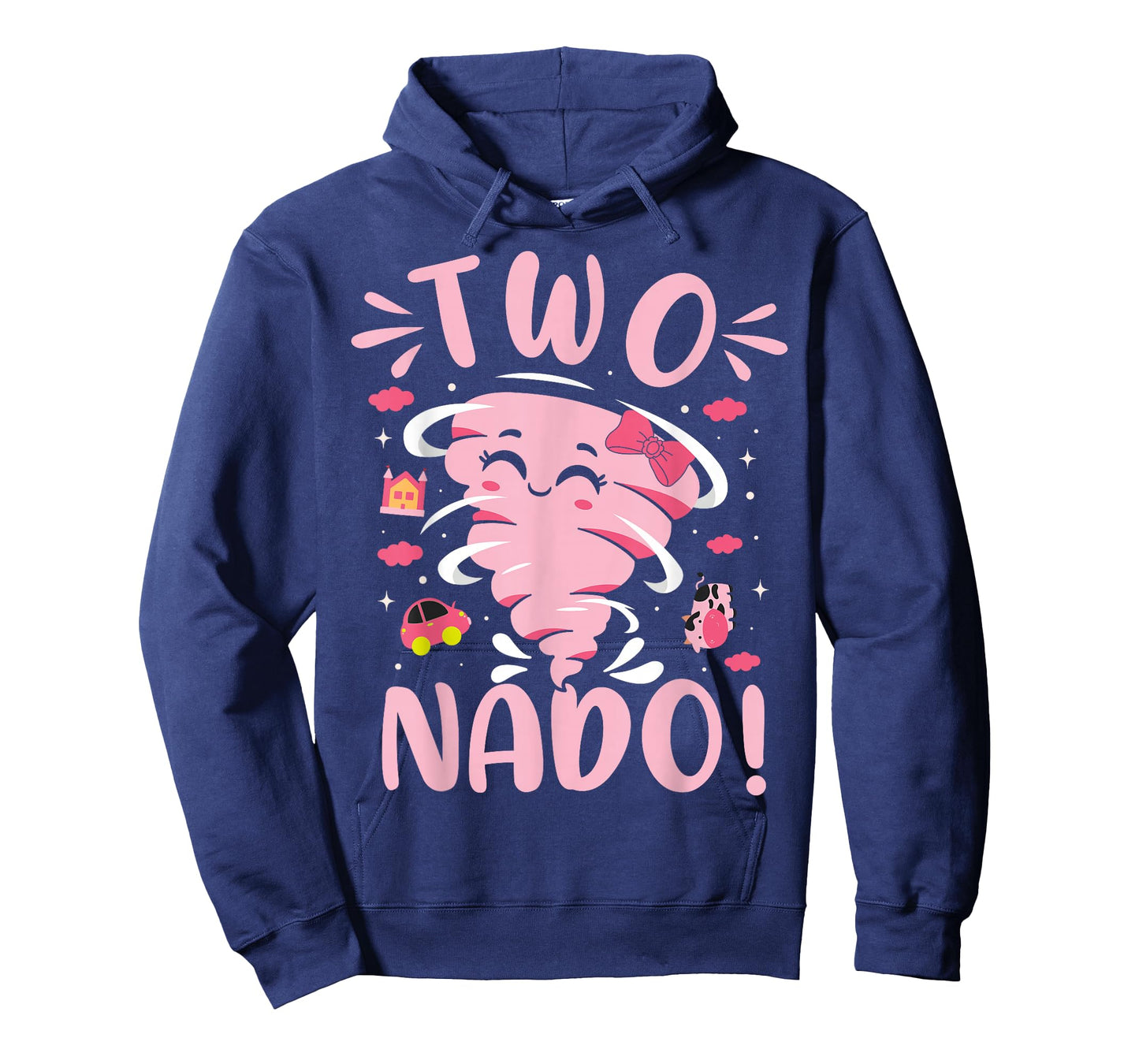 Tornado 2 Year Old Girl Birthday Two Nado 2nd Bday Party T-Shirt