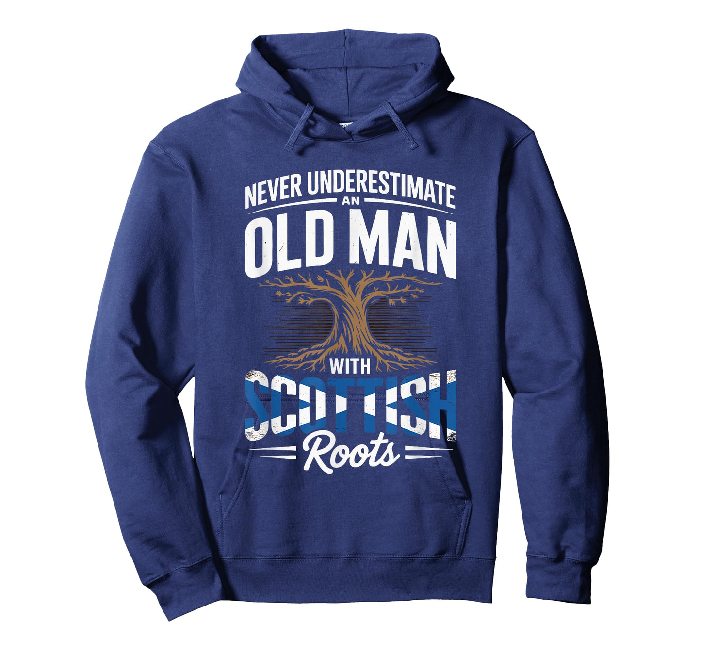 Never Underestimate an Old Man with Scottish Roots Pride T-Shirt